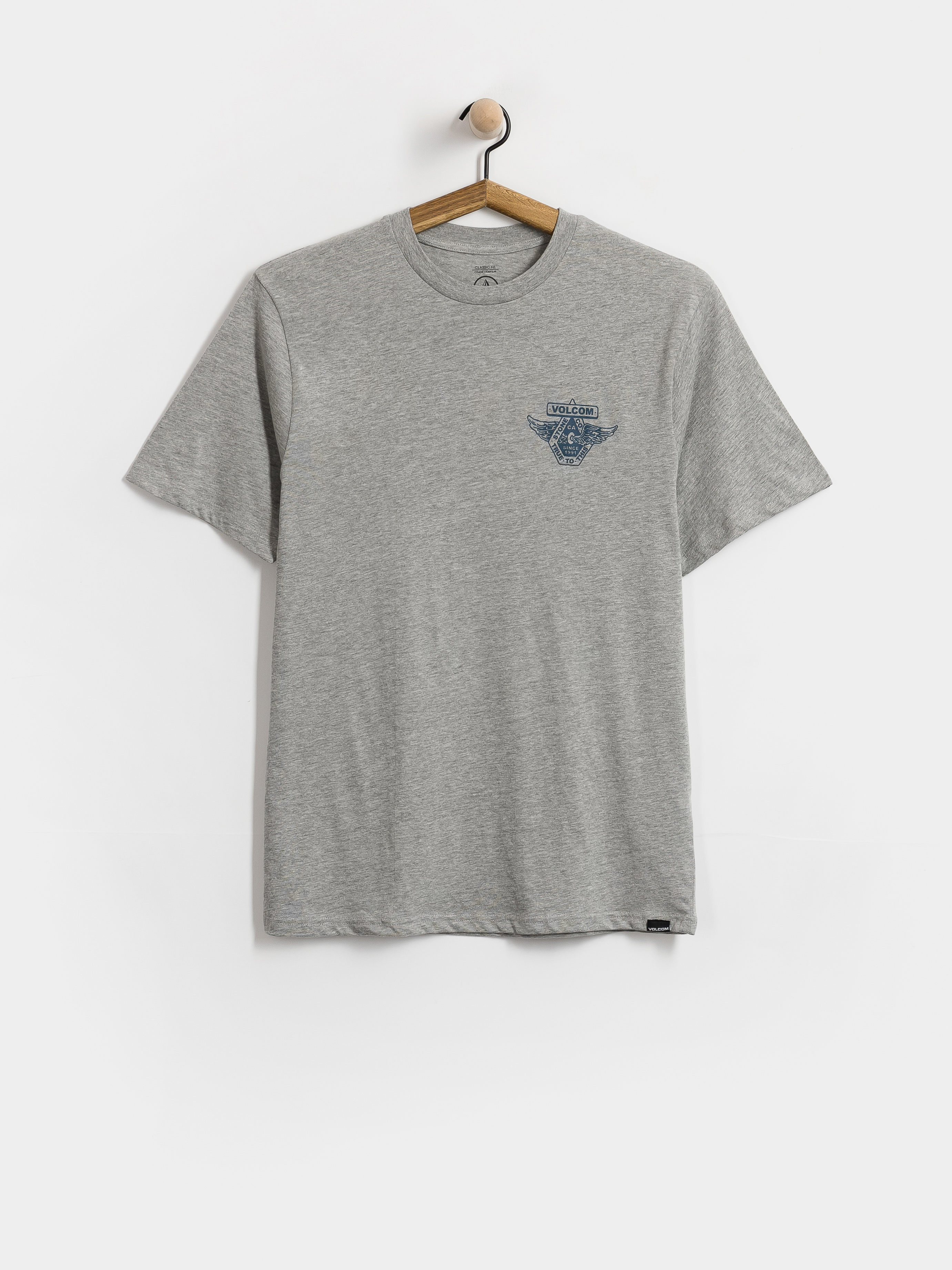 Tričko Volcom Free Wheel Hth (heather grey)