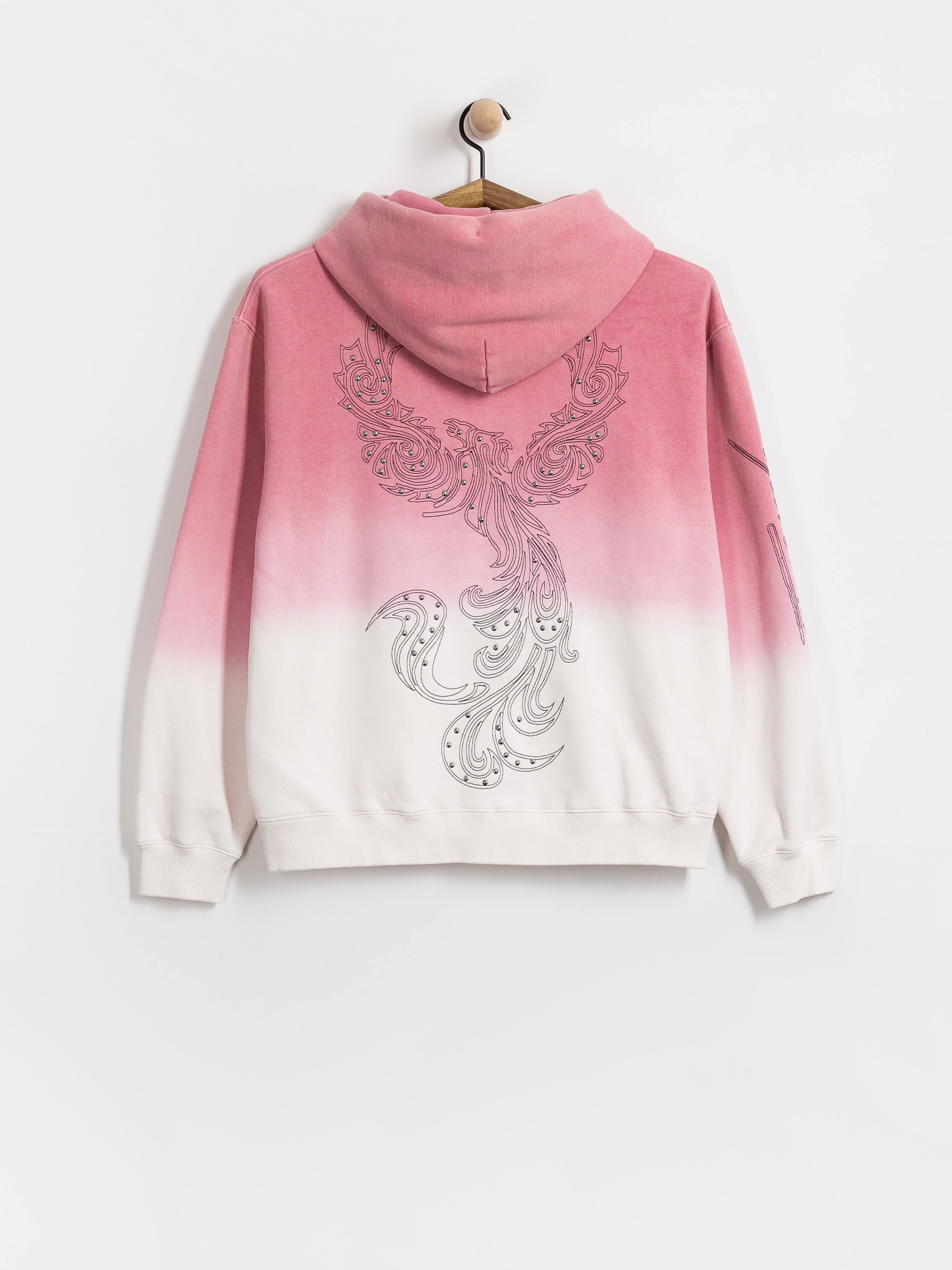 Mikina s kapucňou Yardsale Ombre ZHD (pink)