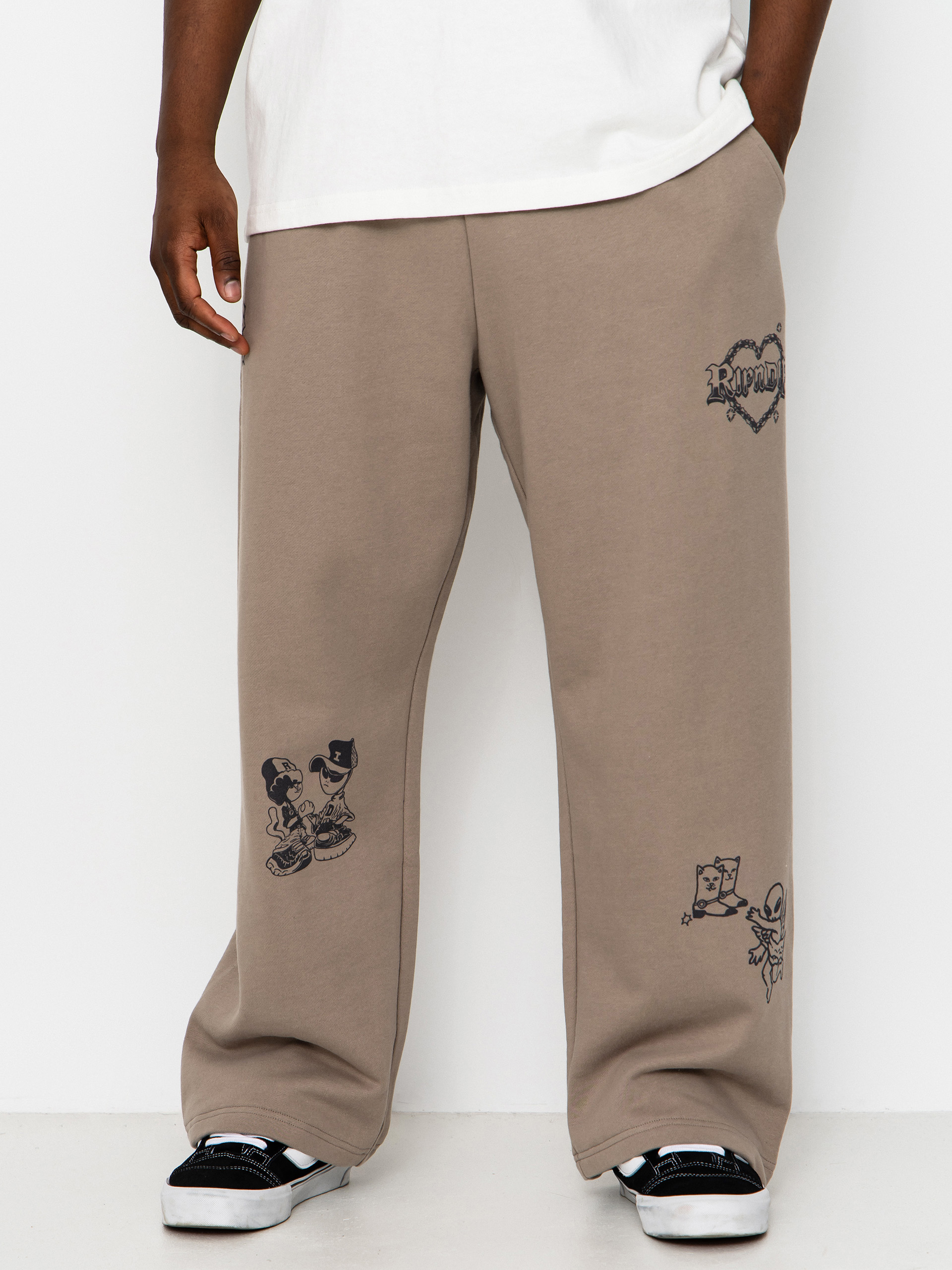 Nohavice RipNDip Westside Straight Leg (dark sand wash)