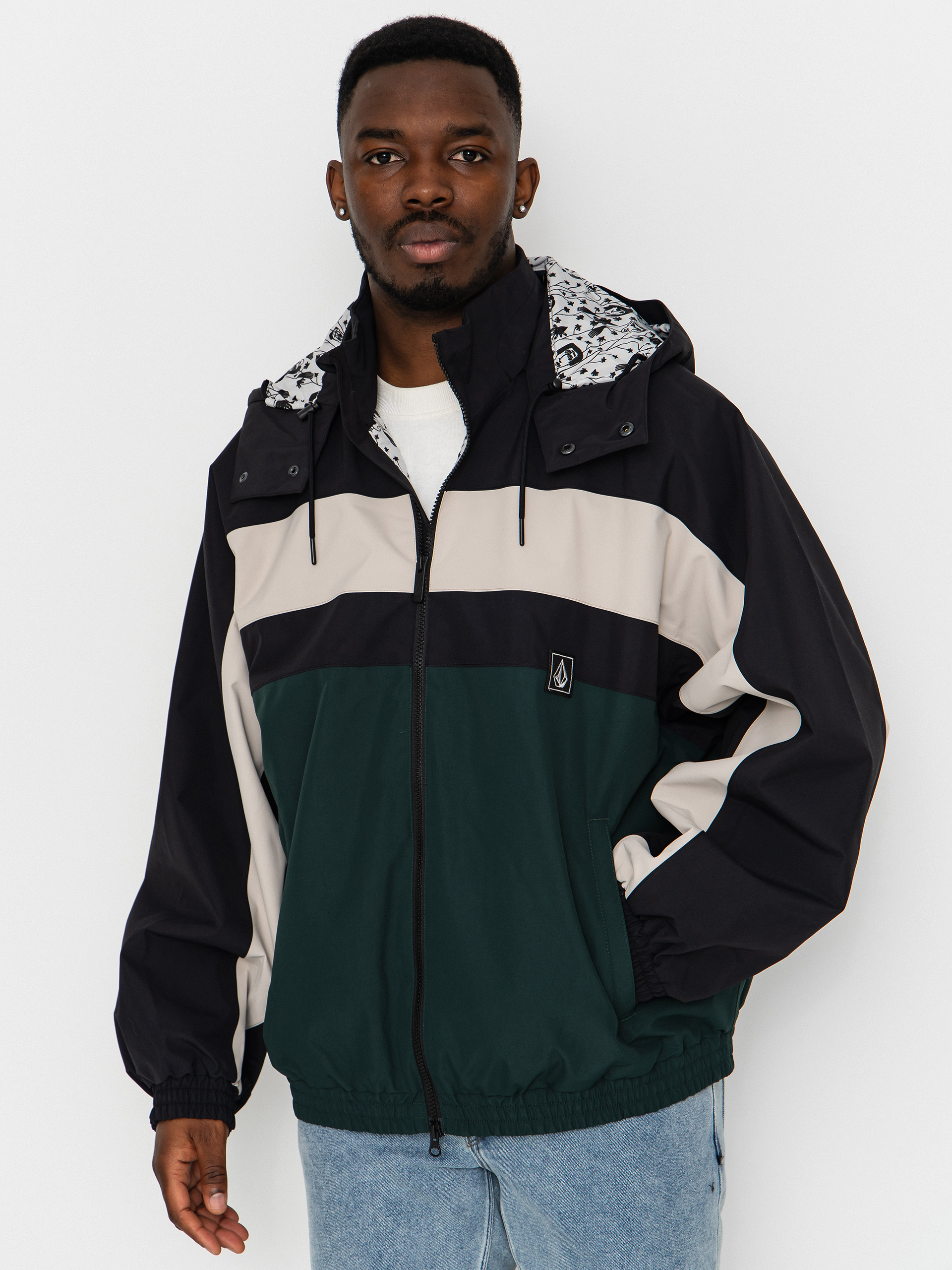 Snowboardová bunda Volcom Dlm Wmn (black green)