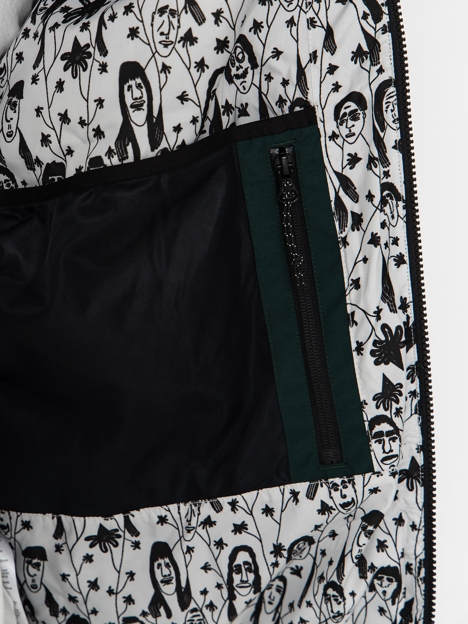 Dámska Snowboardová bunda Volcom Dlm (black green)