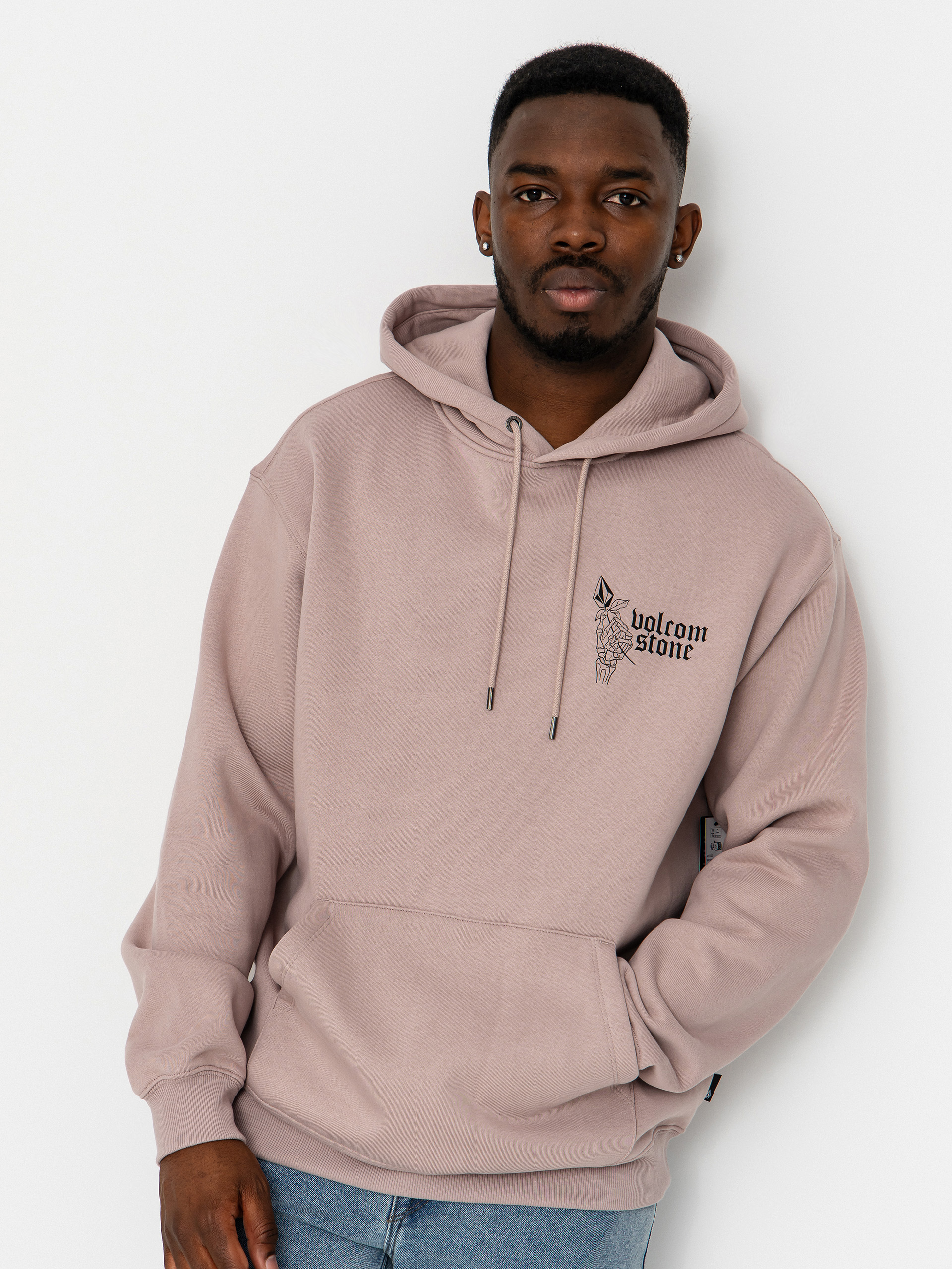 Mikina s kapucňou Volcom Watanite HD (bark brown)