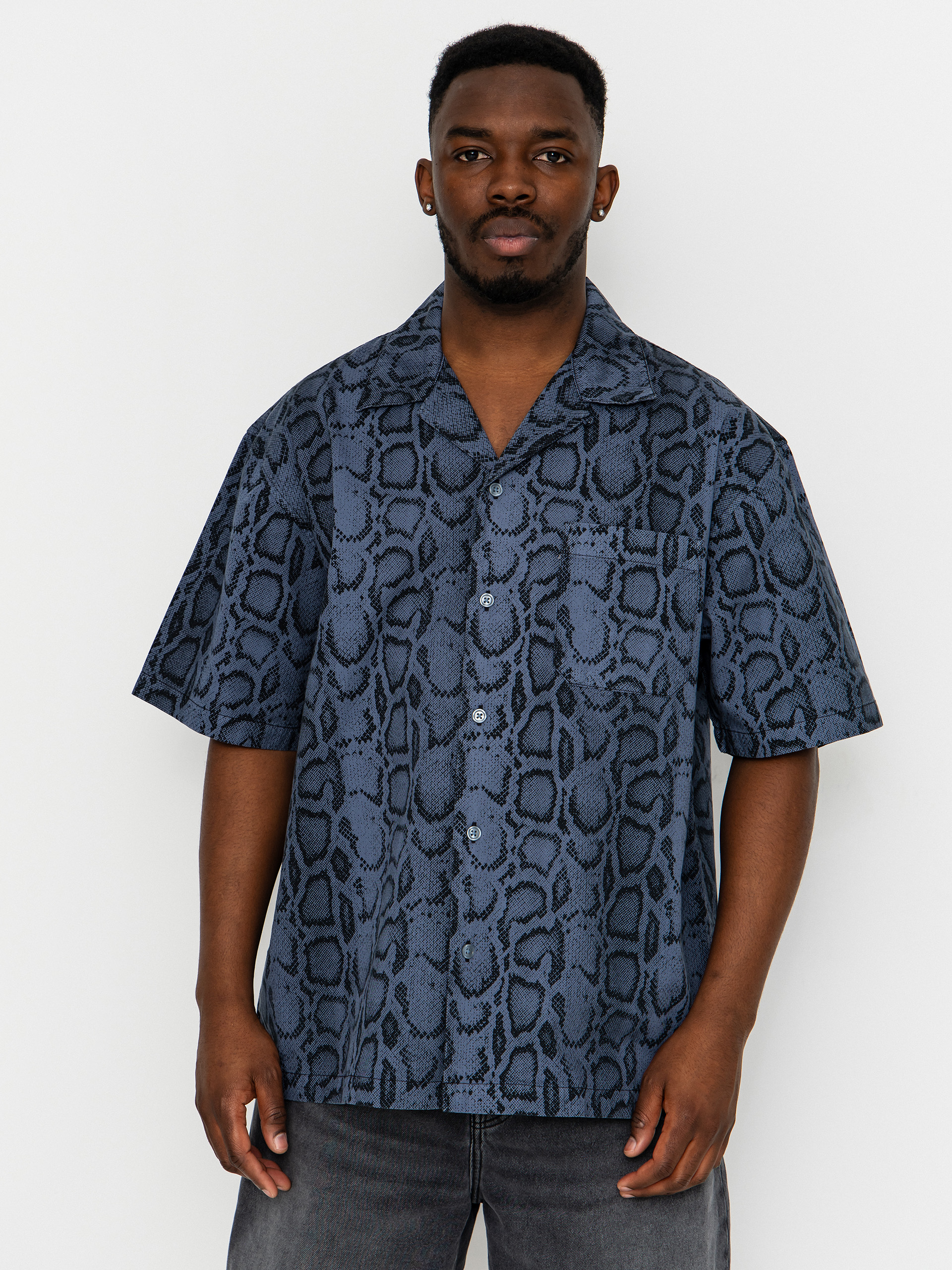 Kou0161eu013ea Carhartt WIP Snake Camo (snake camo/velvet blue)