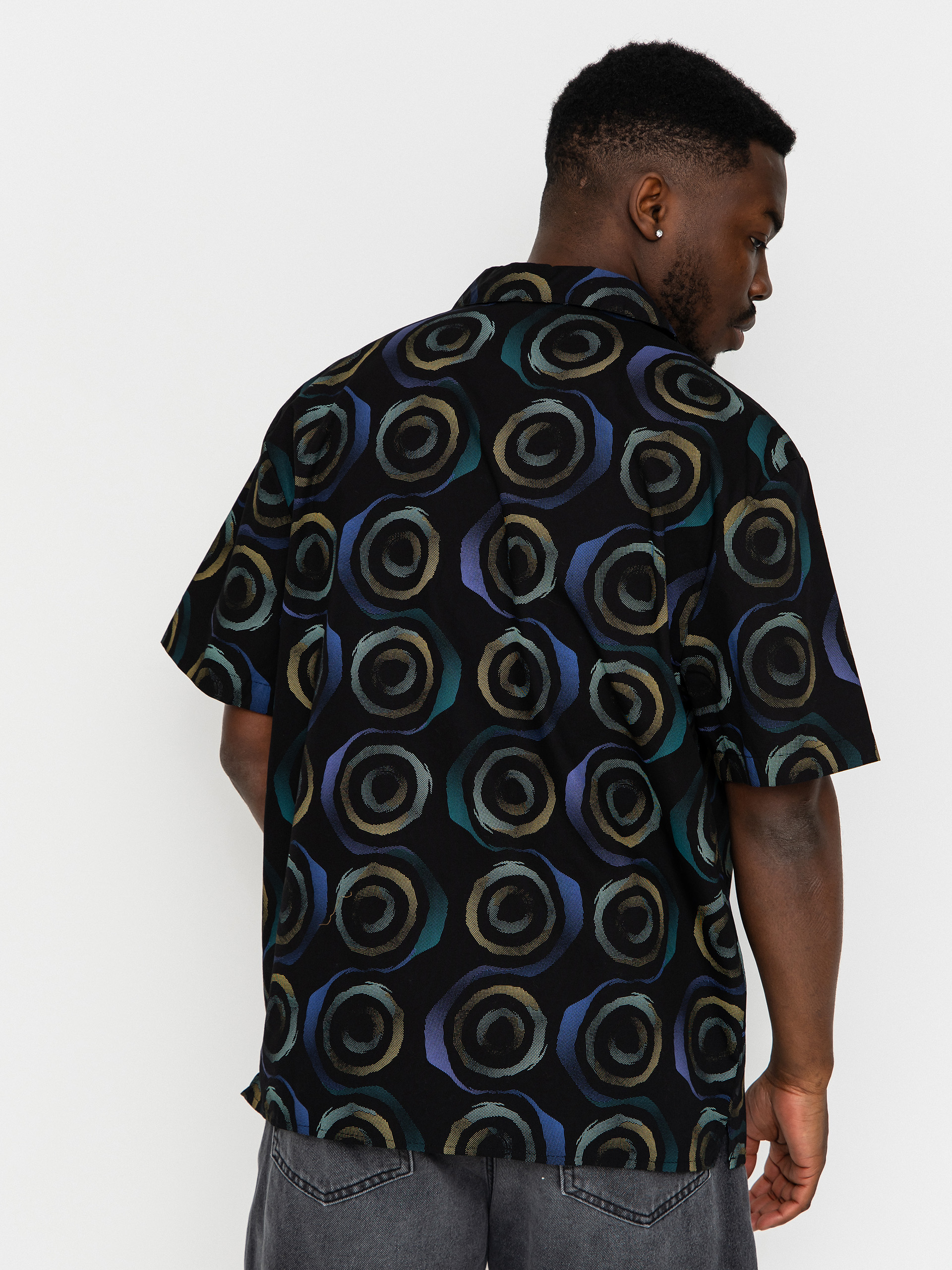 Košeľa Santa Cruz Vertigo SS Haze (black)