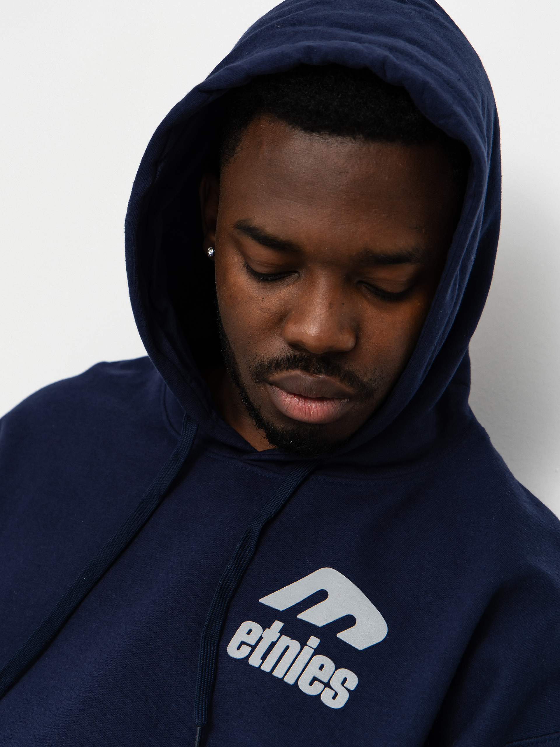 Mikina s kapucňou Etnies Icon E HD (navy/grey)