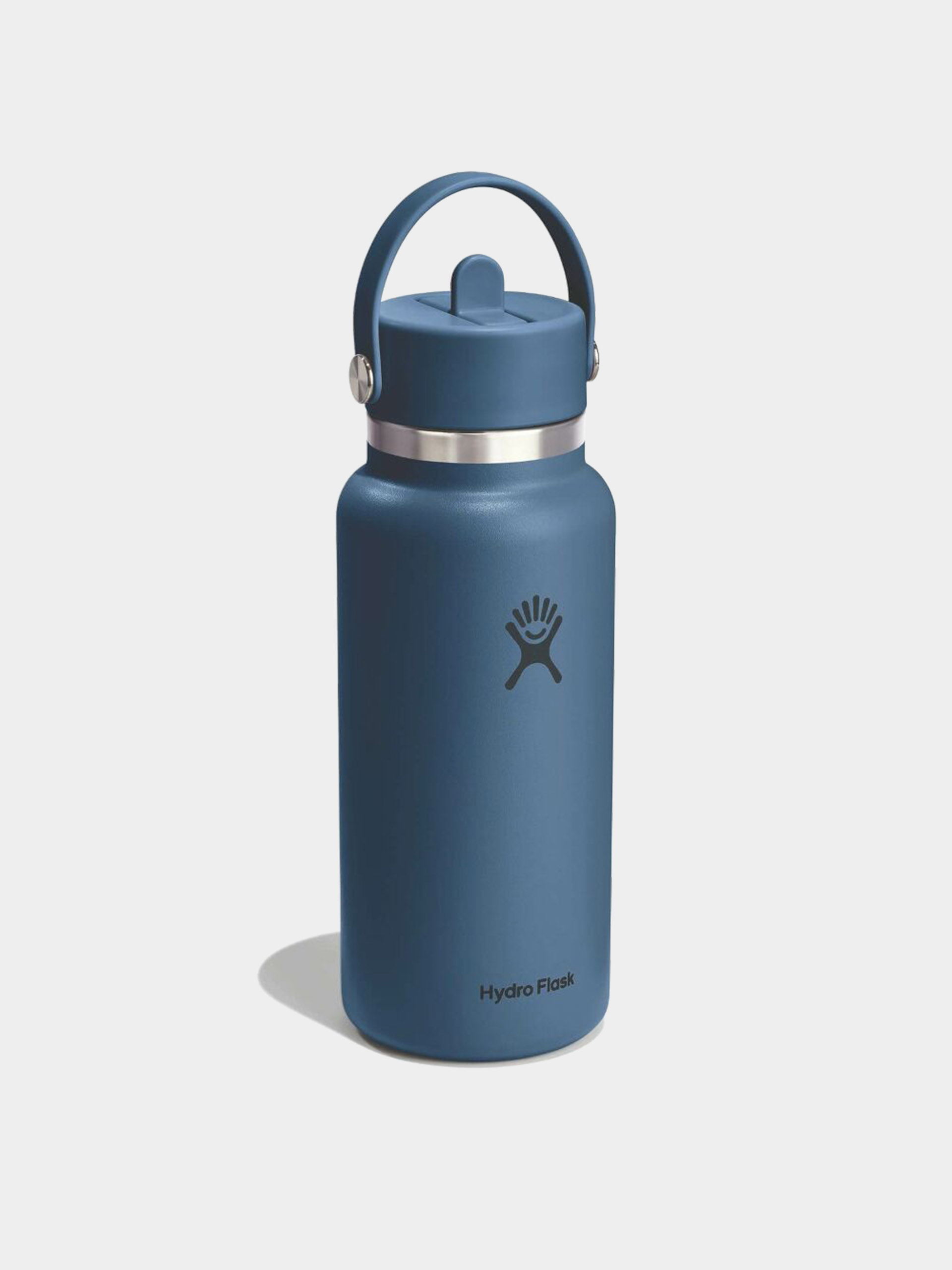 Fľaša Hydro Flask Wide Flex Straw Cap 946ml (harbor blue)