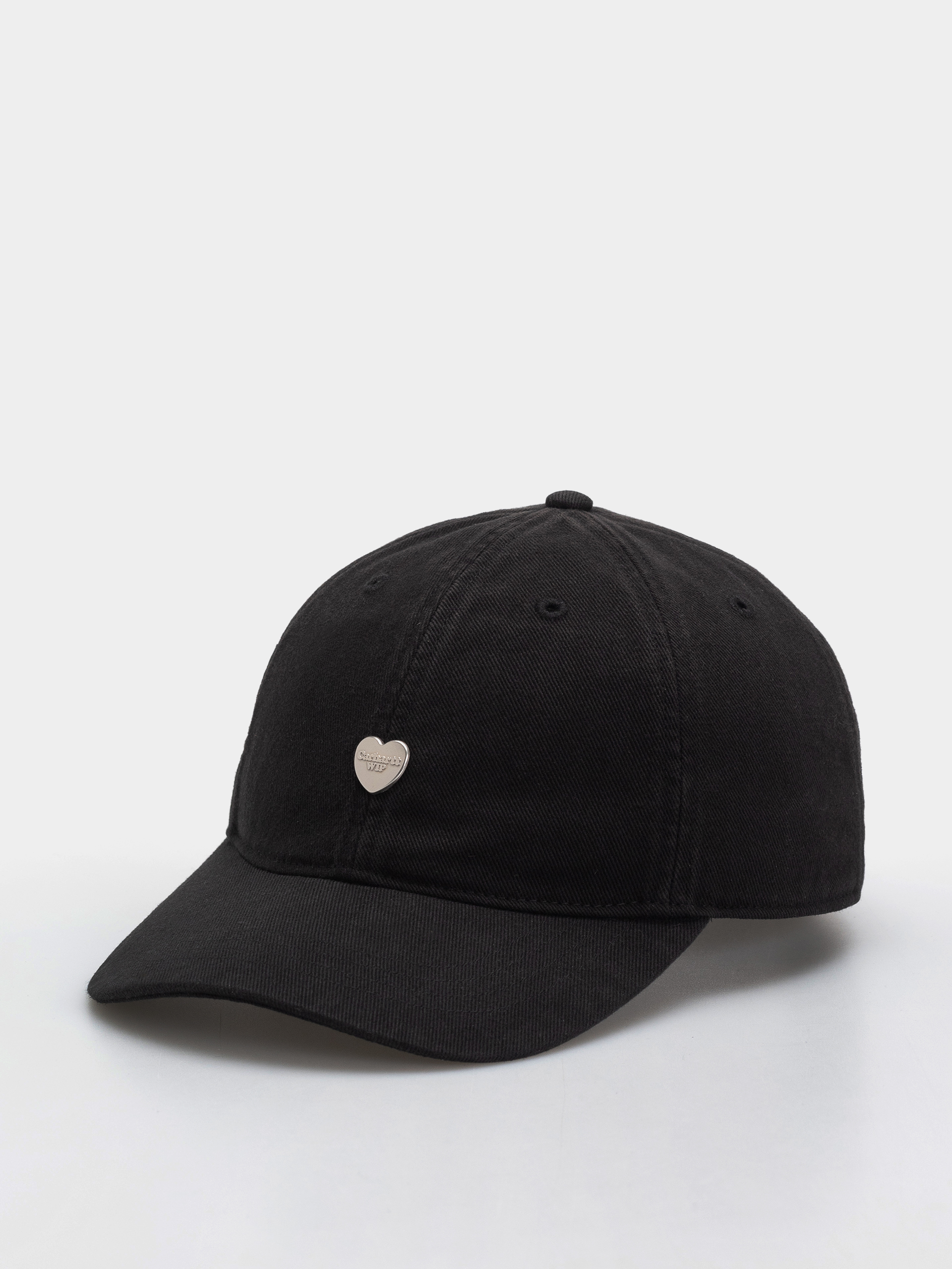 Šiltovka Carhartt WIP Heart Metal (black/silver)