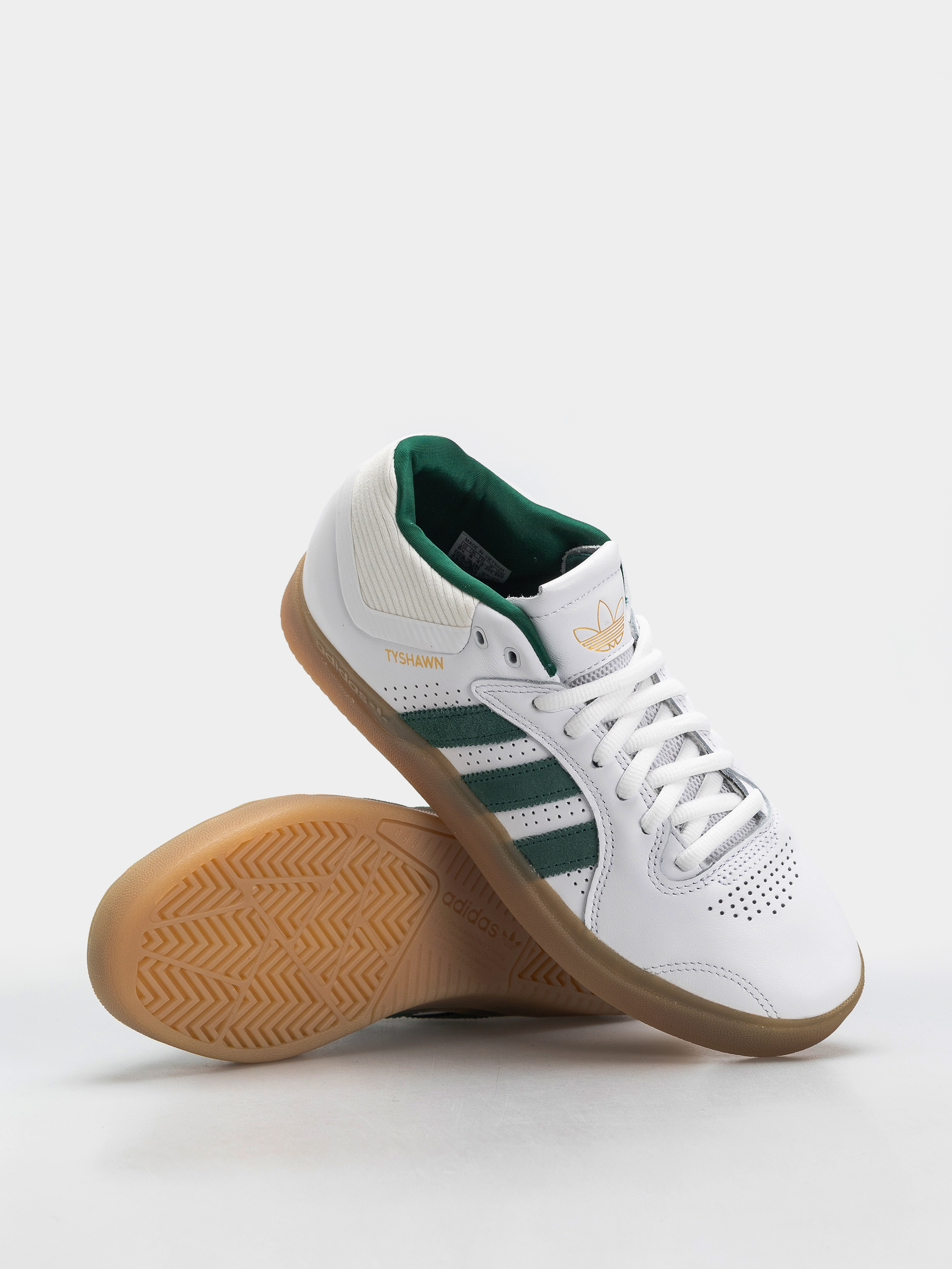 Topánky adidas Tyshawn (ftwwht/cgreen/gum4)