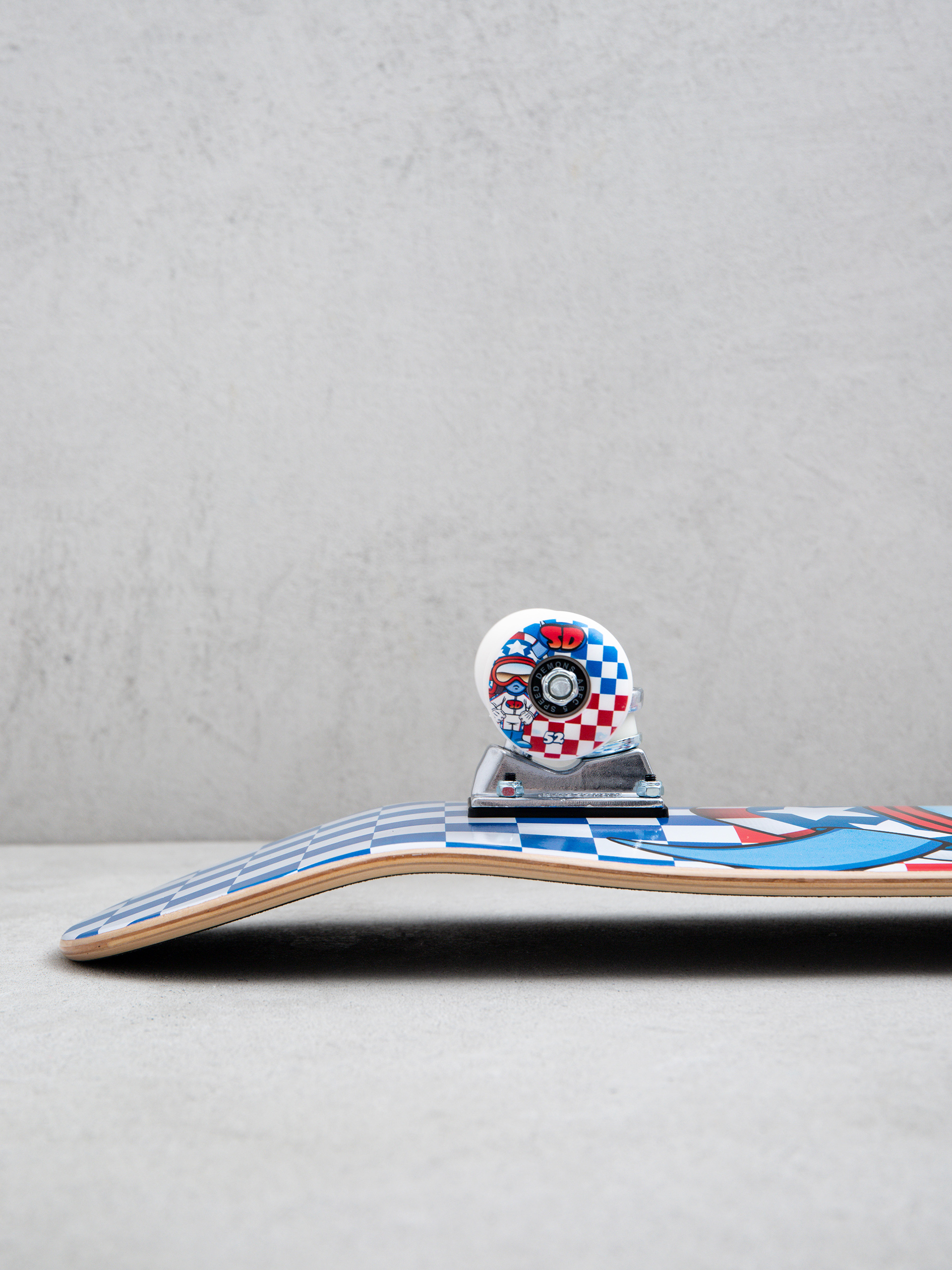 Skateboard Speed Demons Stars (red/wht/blue checks)