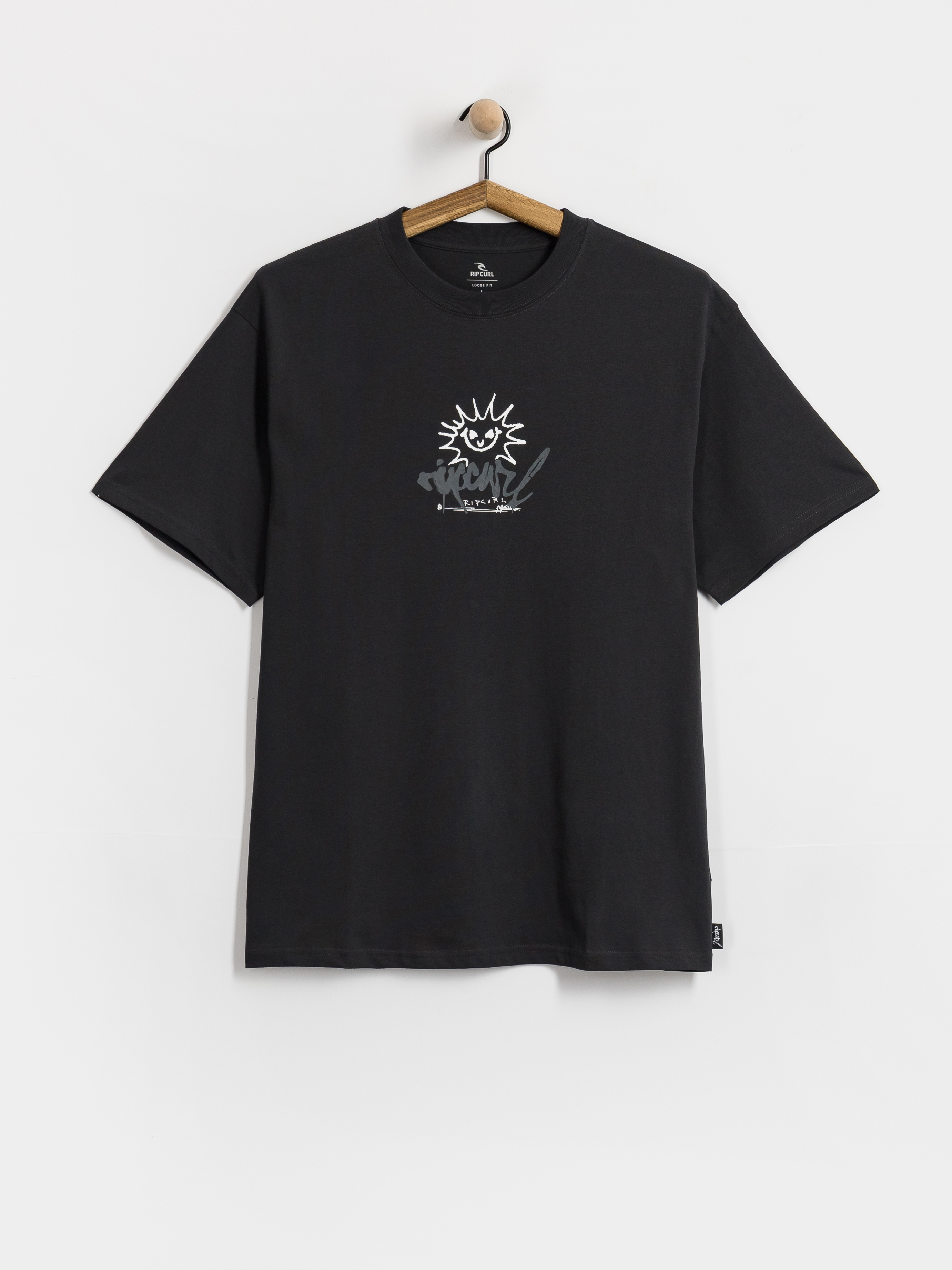 Tričko Rip Curl Inner Visions Rotten Sun (washed black)