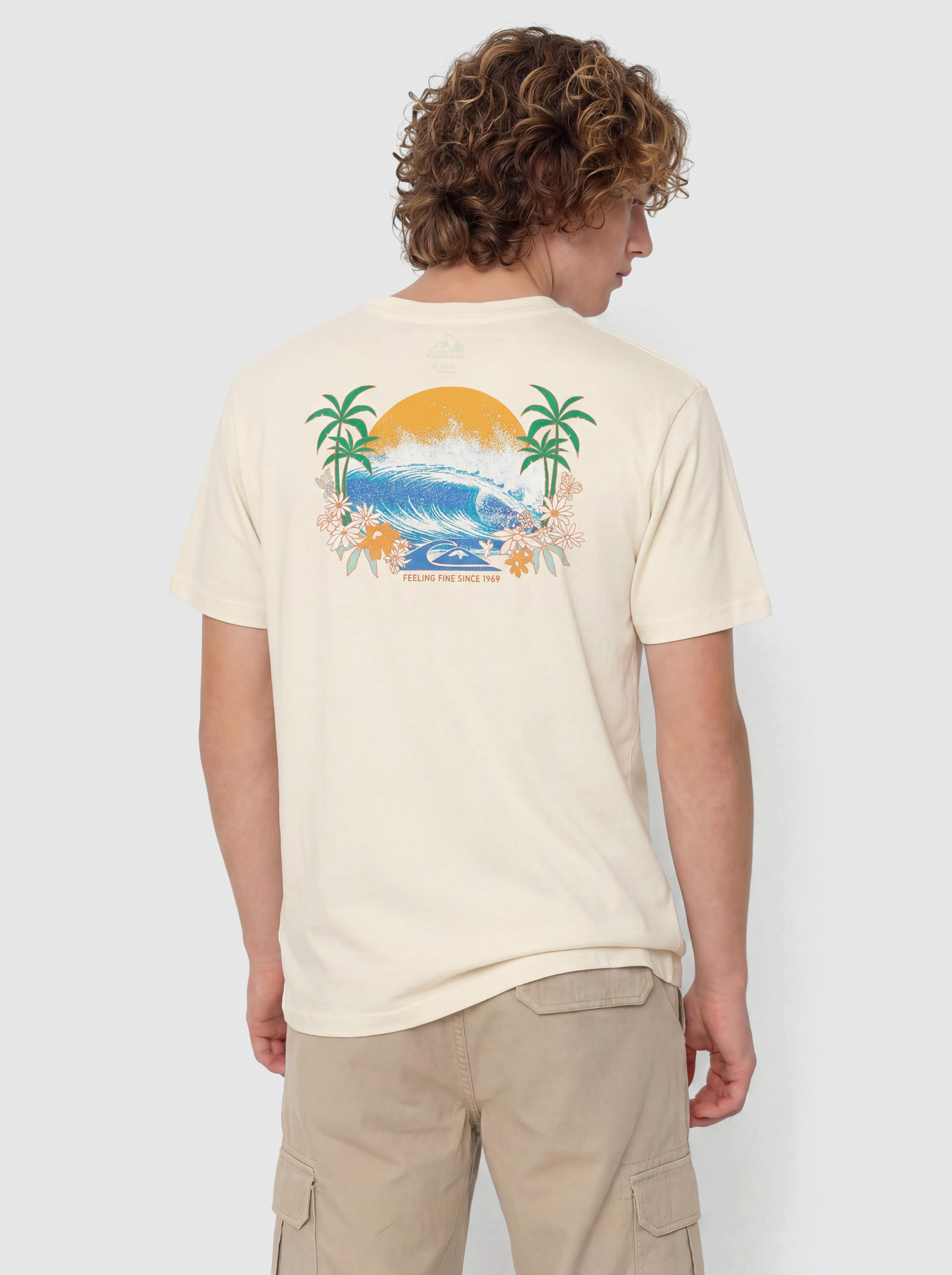 Triu010dko Quiksilver Ev Barrel Paradise (bone white)