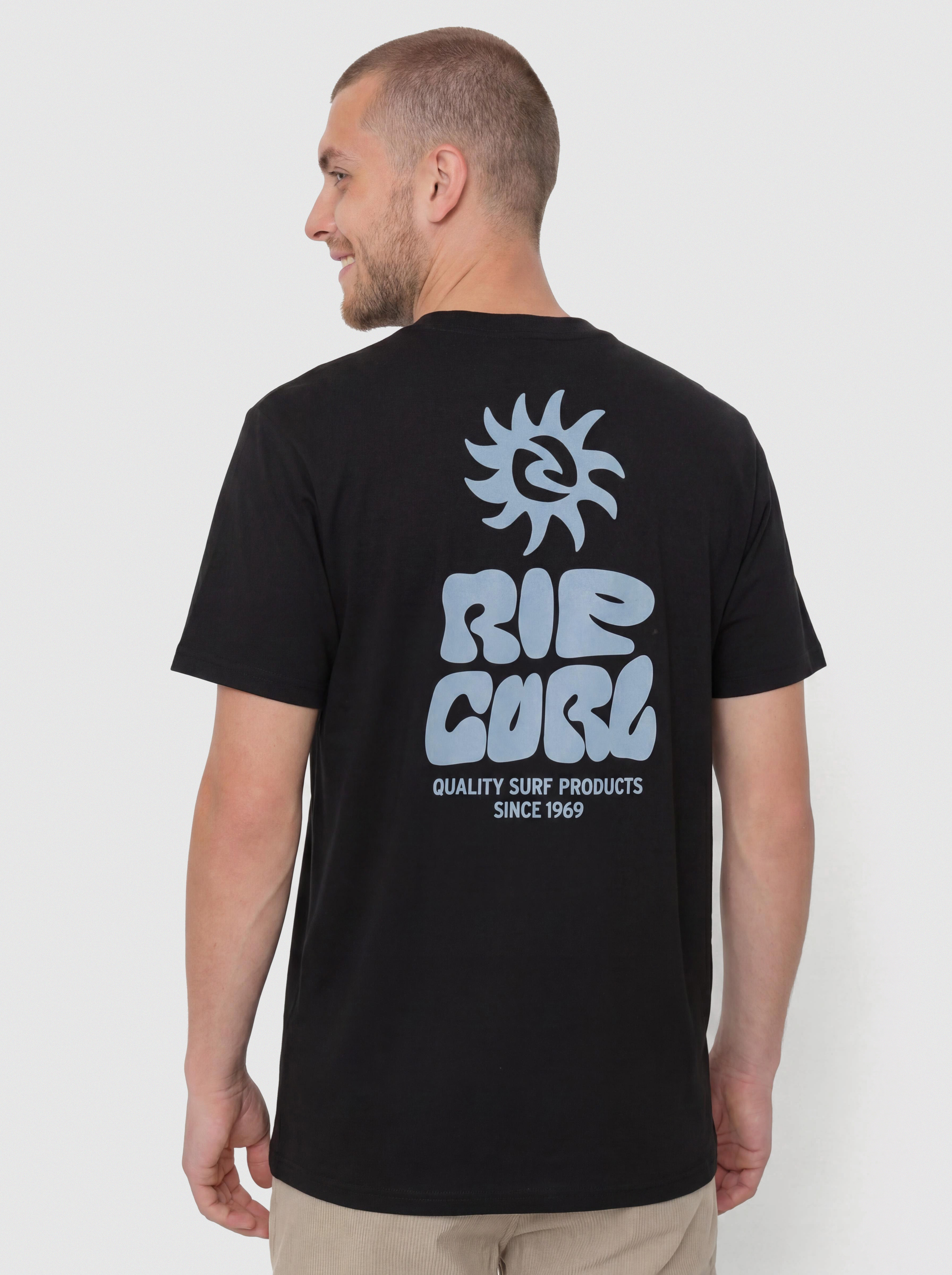 Tričko Rip Curl Pacific Rinse Glass Off (black)
