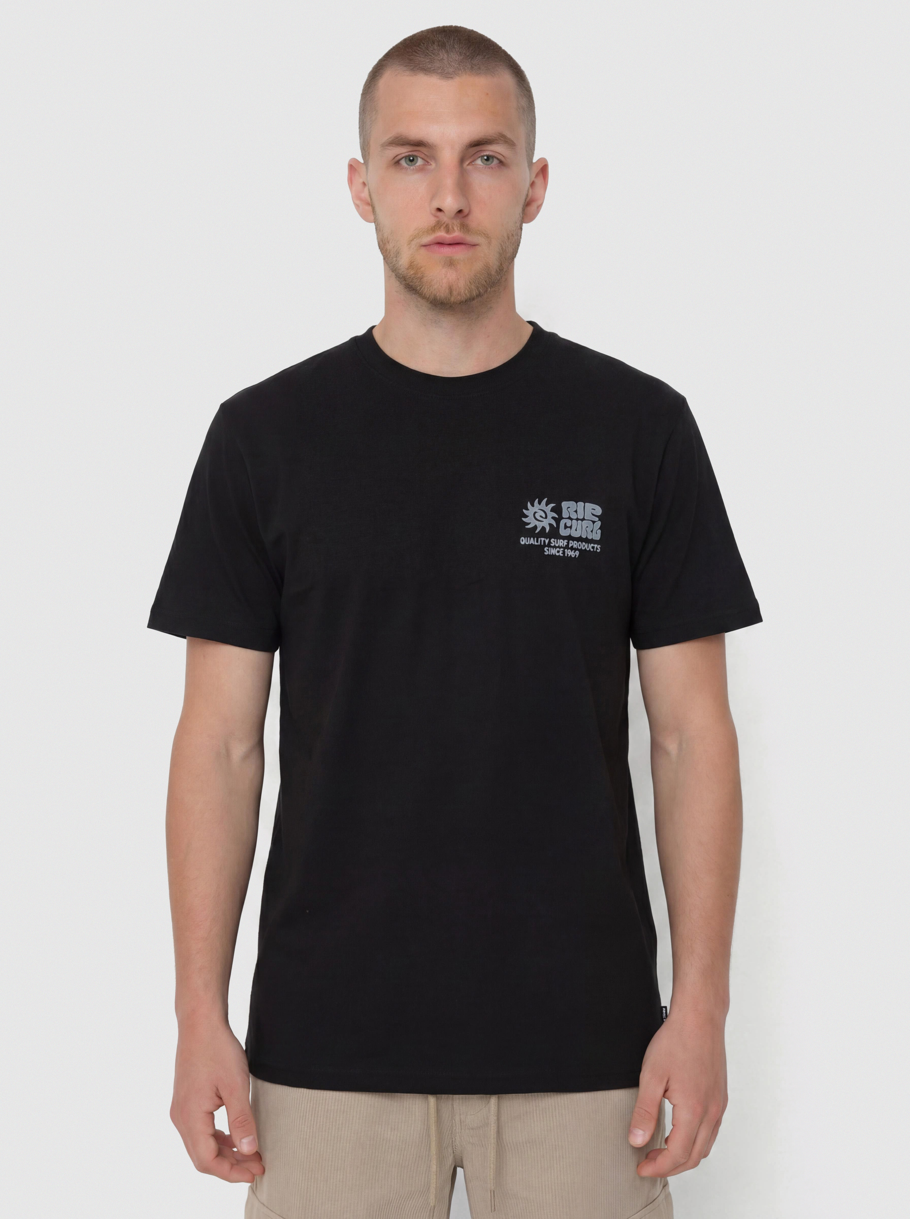 Tričko Rip Curl Pacific Rinse Glass Off (black)