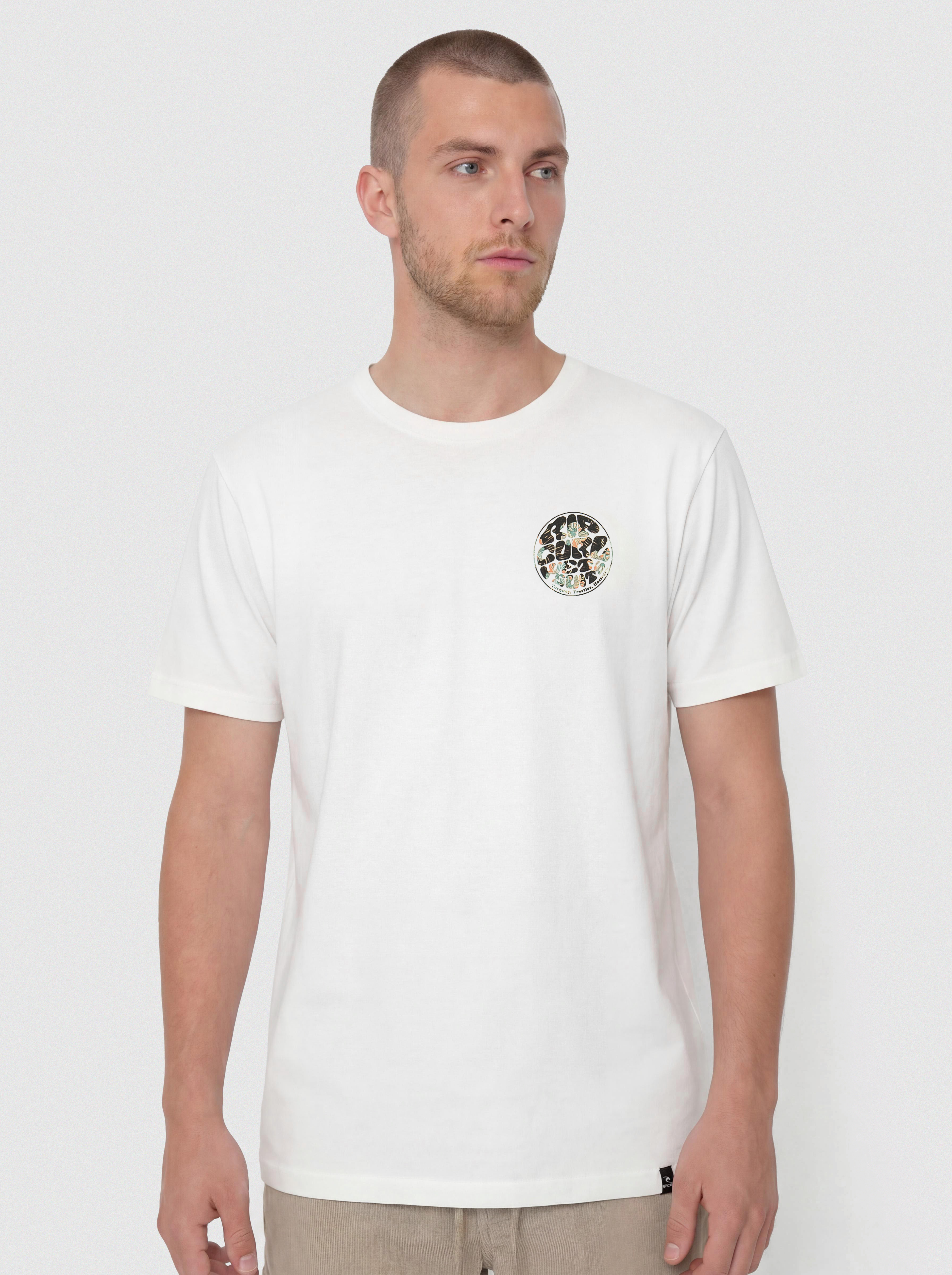 Tričko Rip Curl Wettie Passage Icon (bone)