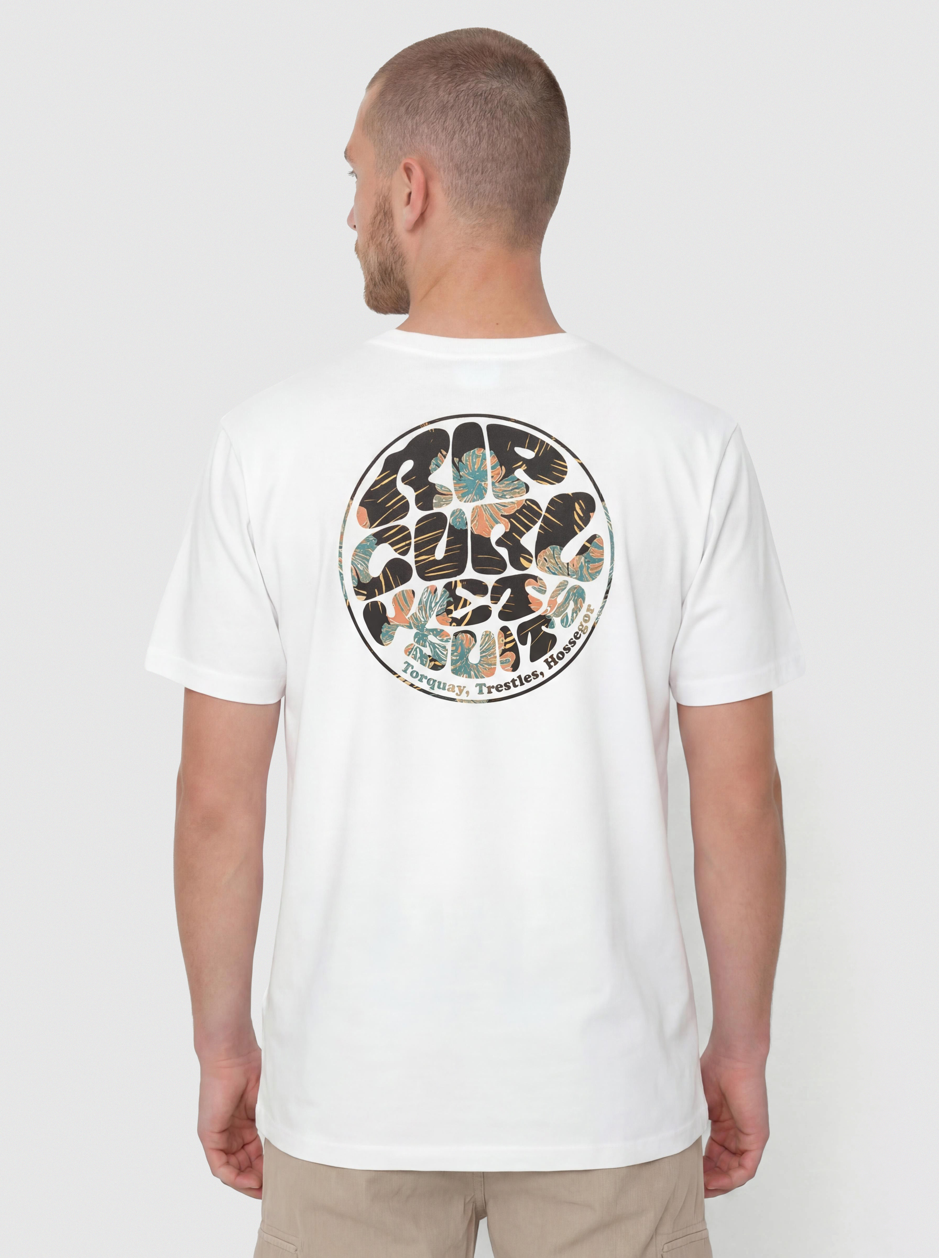 Tričko Rip Curl Wettie Passage Icon (bone)