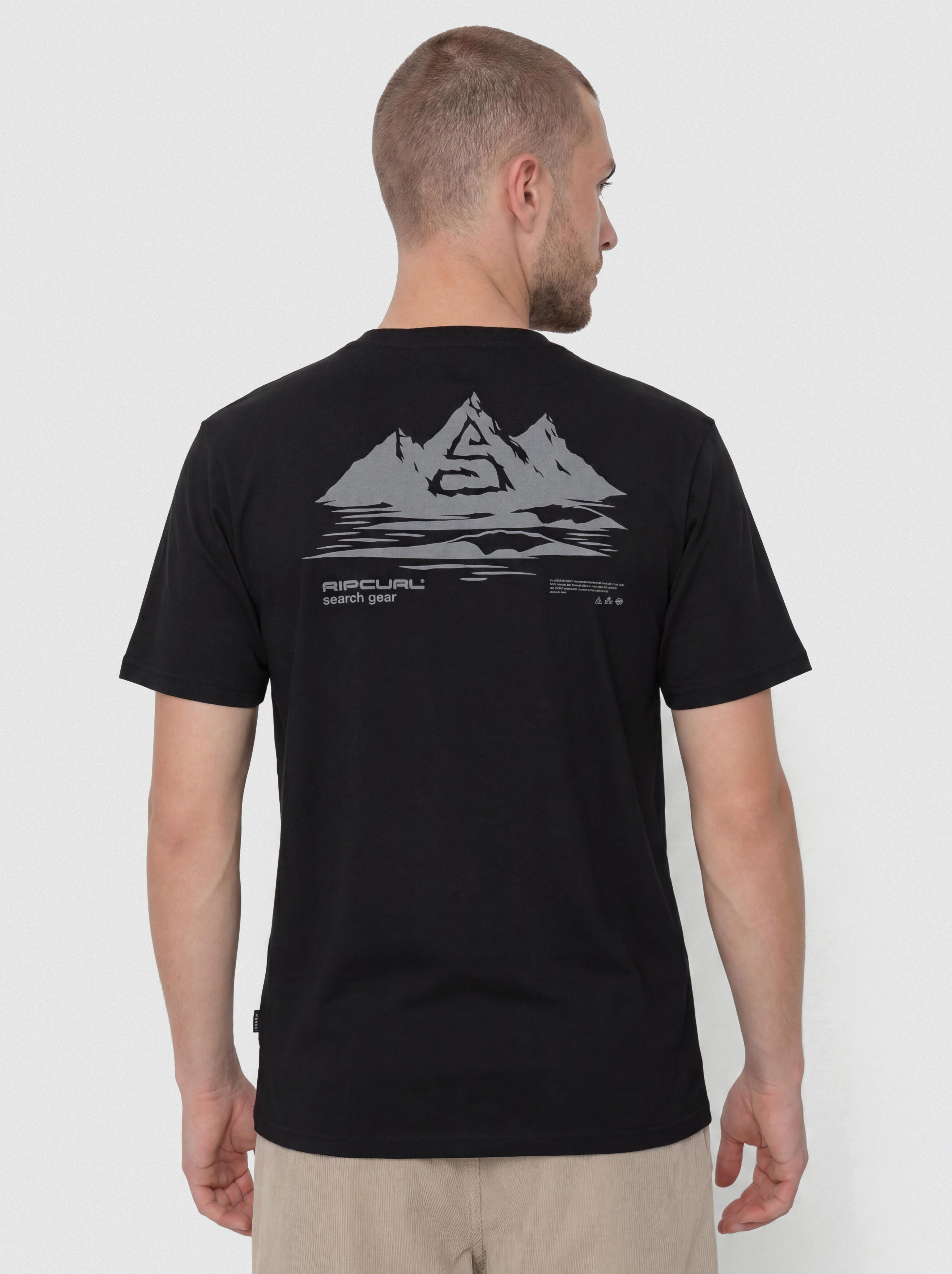 Tričko Rip Curl Vaporcool Search Peak (black)