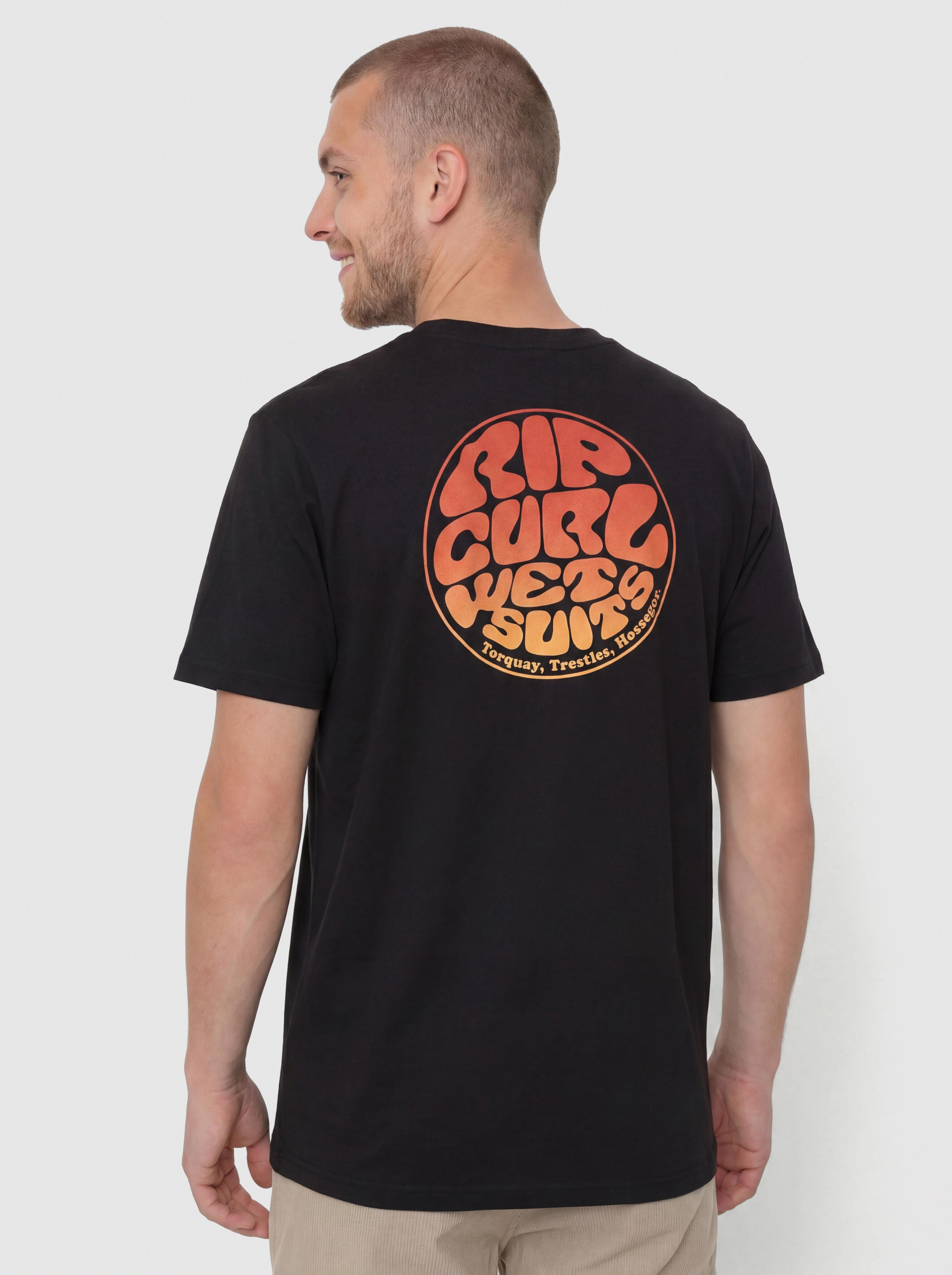 Tričko Rip Curl Wettie Passage Icon (black)