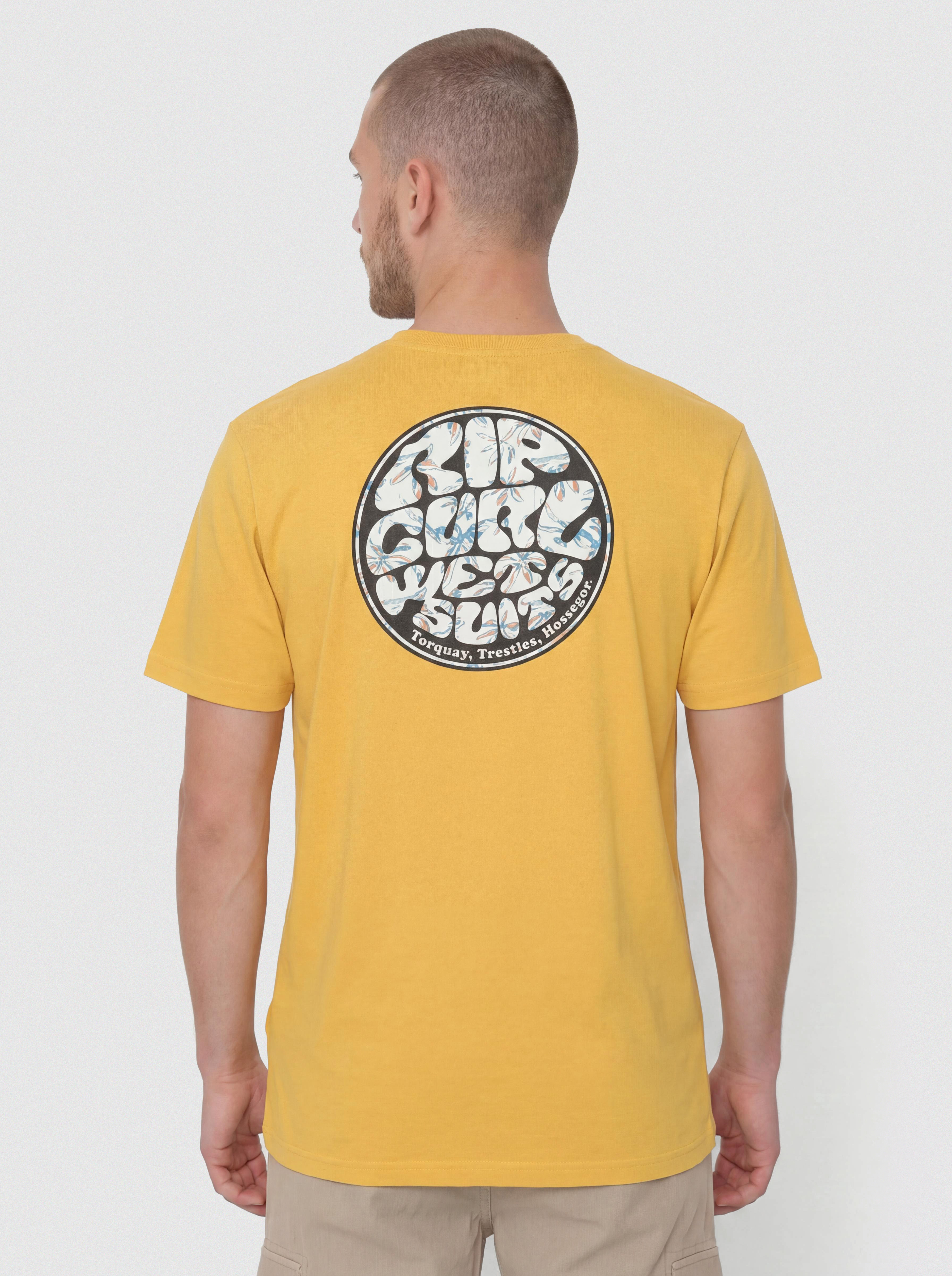 Tričko Rip Curl Wettie Passage Icon (ochre)