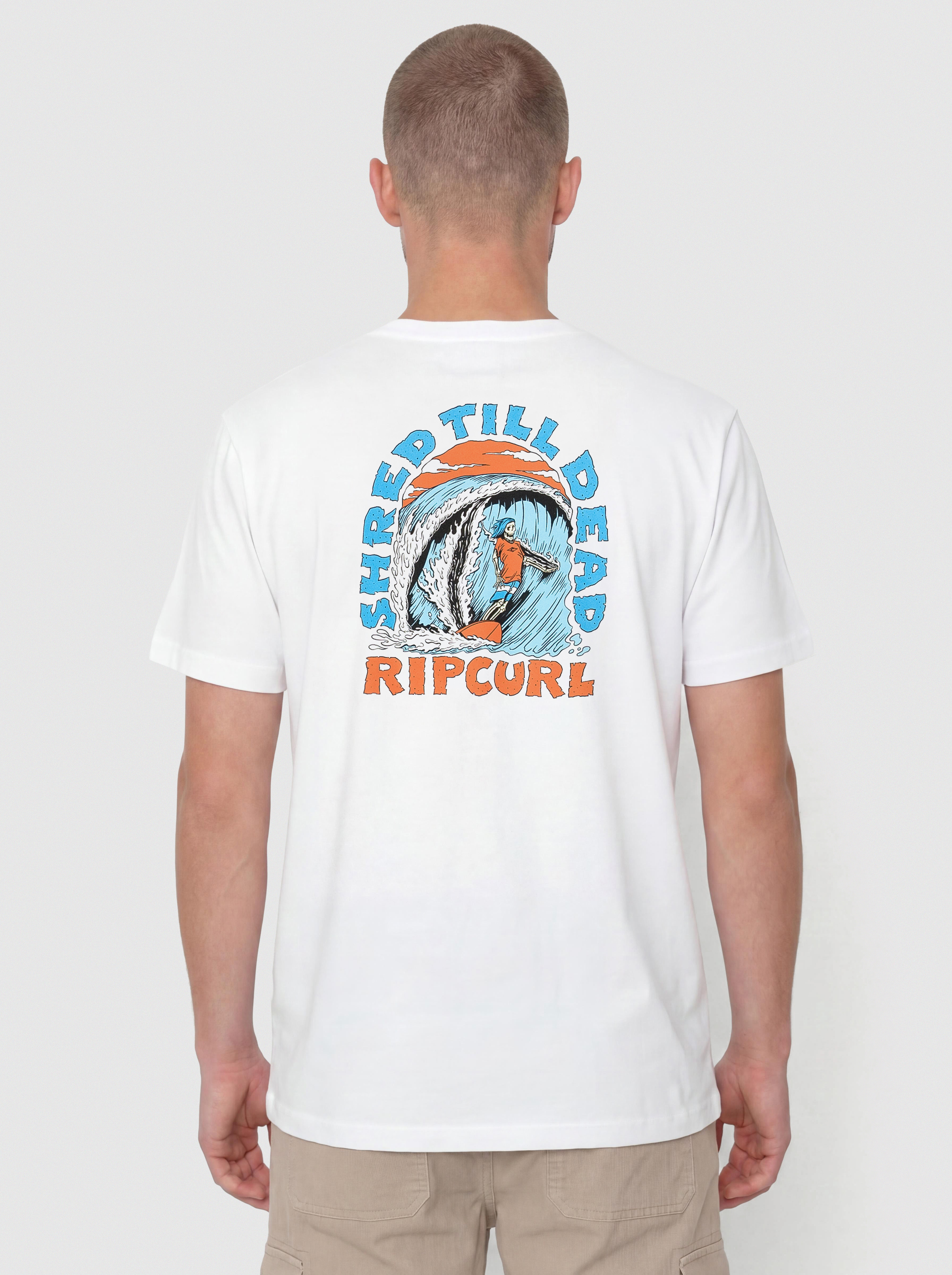 Tričko Rip Curl Shred Til (white)
