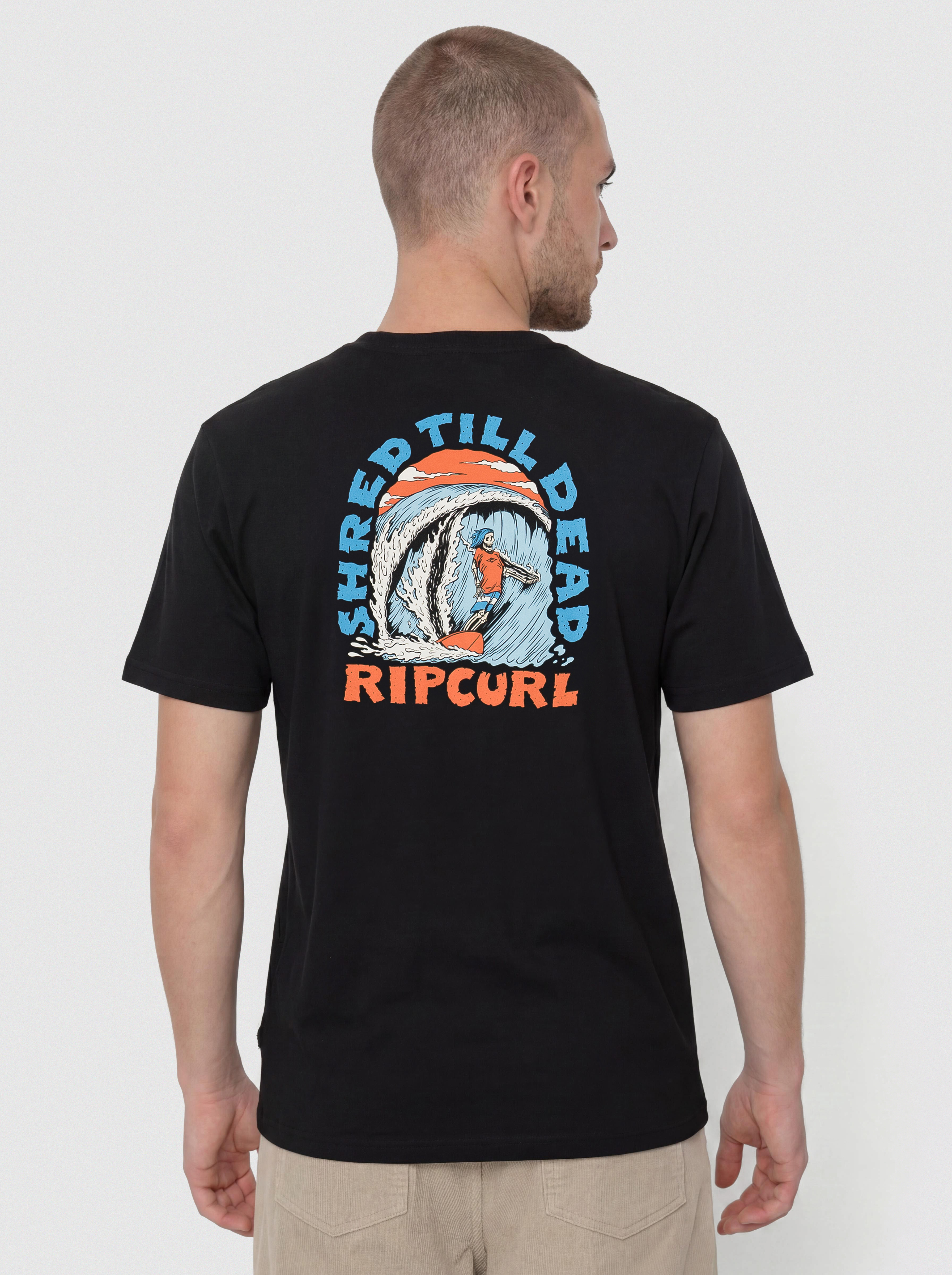 Tričko Rip Curl Shred Til (black)