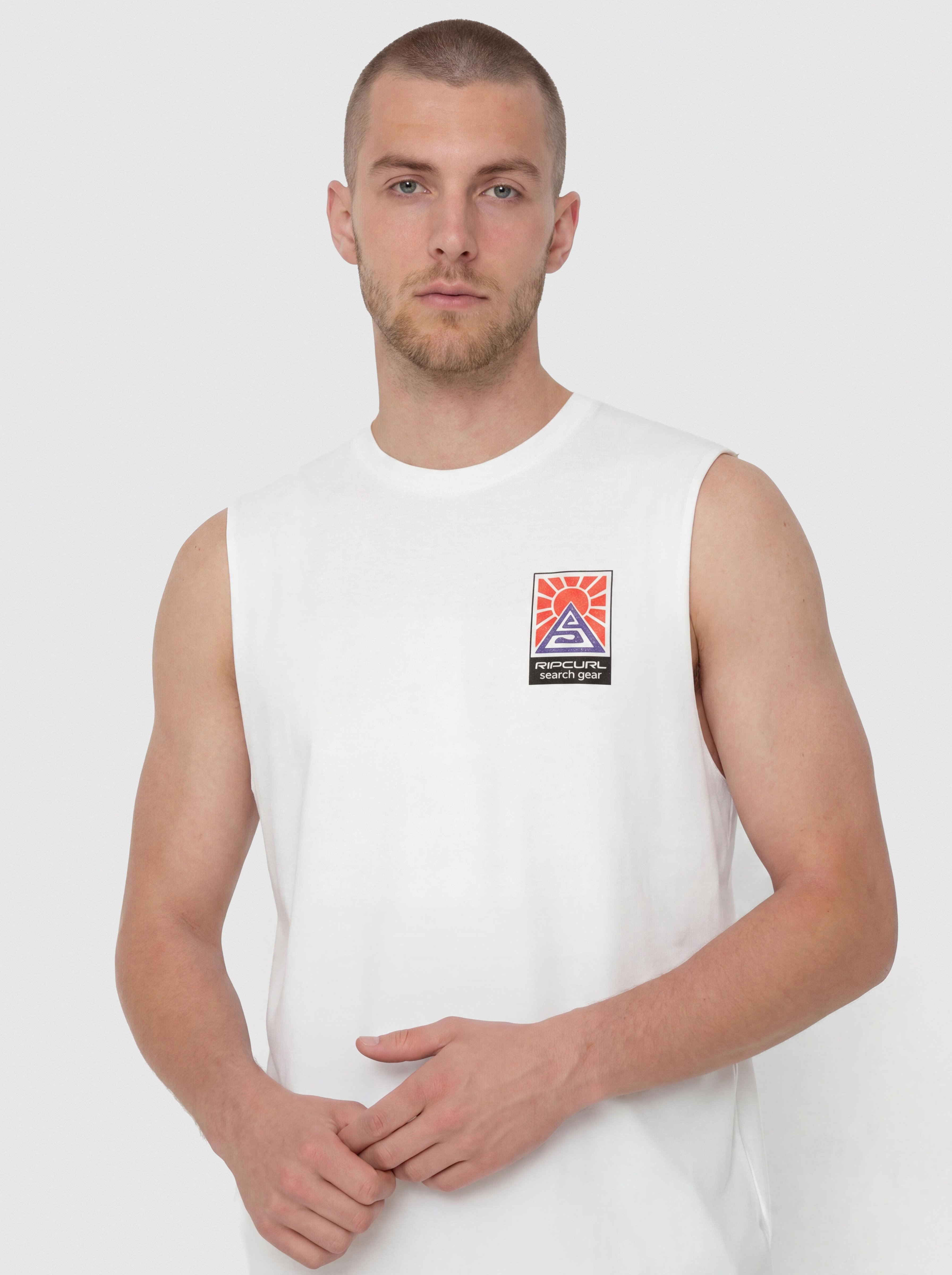 Tričko Rip Curl Search Dawn Muscle (bone)