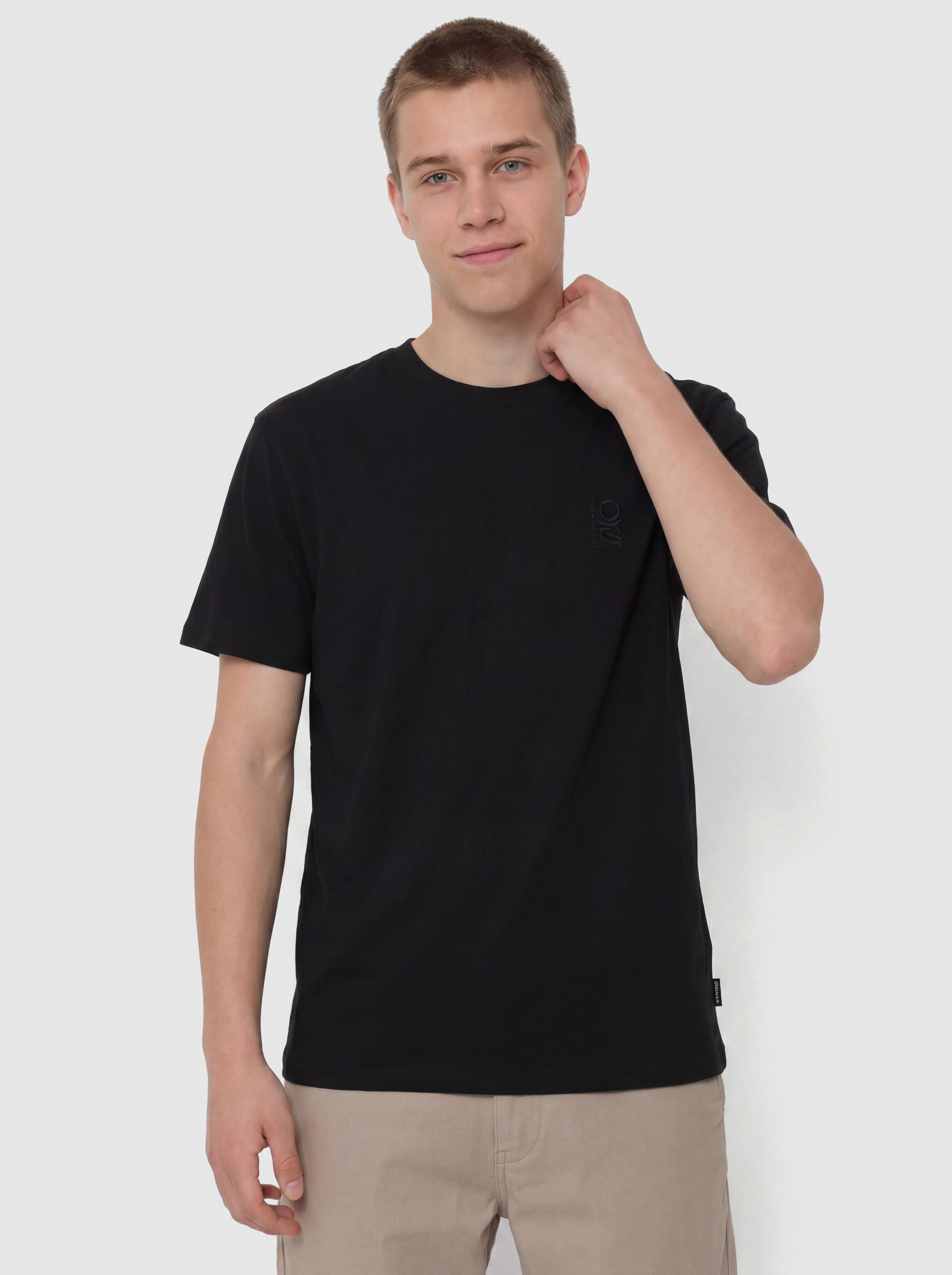 Tričko Rip Curl Search Embroidery (black)