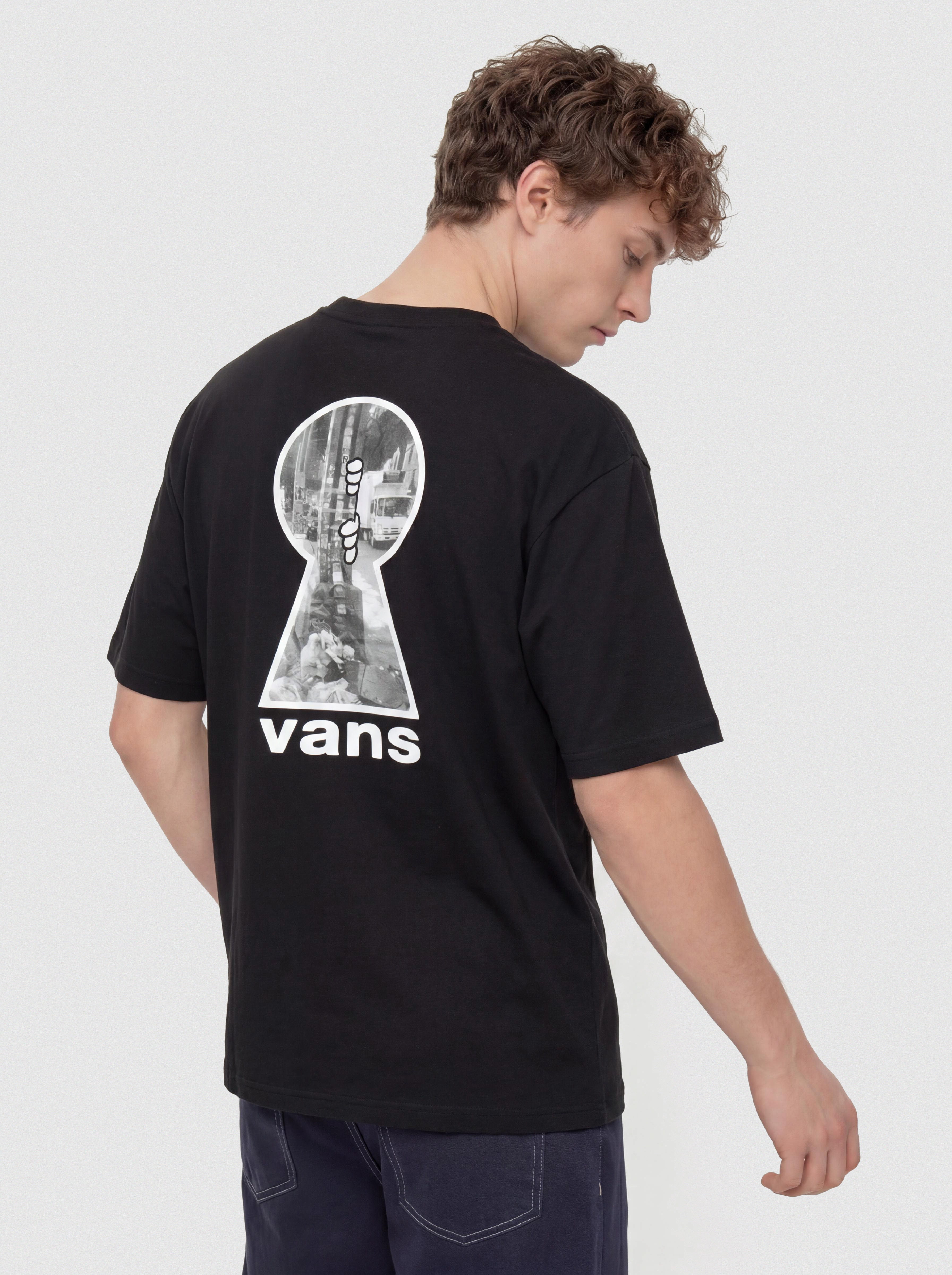 Tričko Vans Keyhole Classic (black)