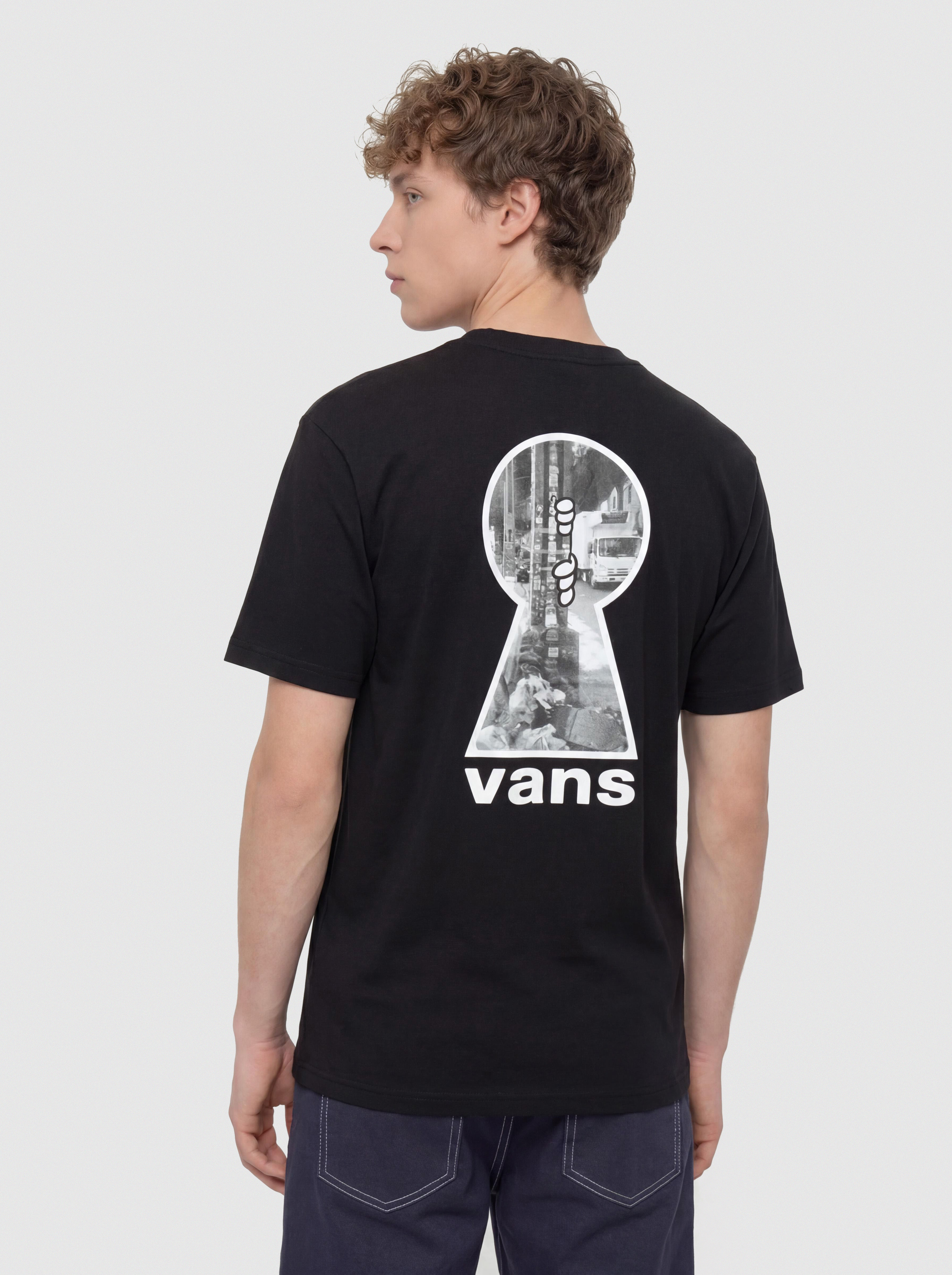 Tričko Vans Keyhole Classic (black)