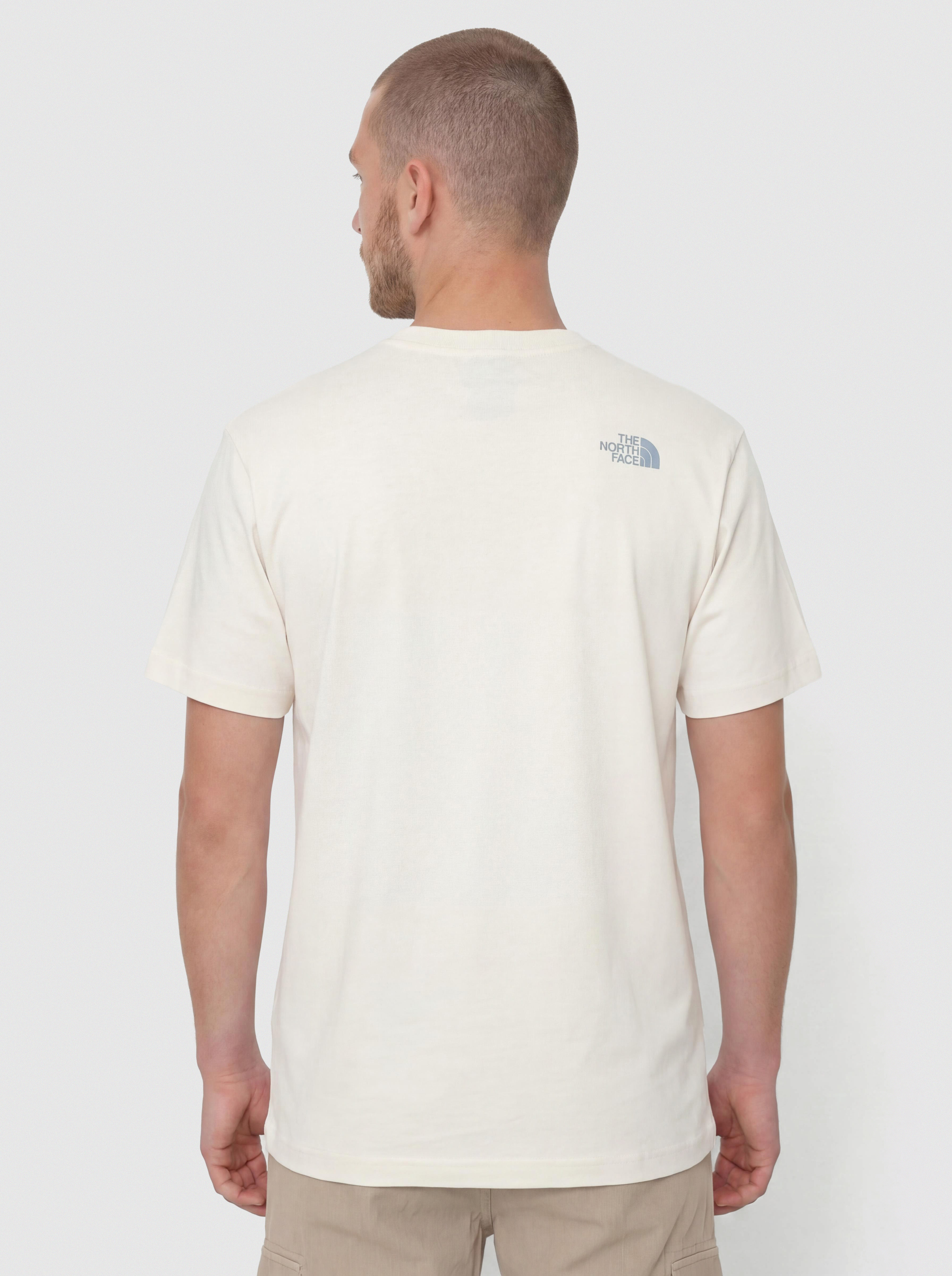 Tričko The North Face Logo Twist Relaxed (white dune)