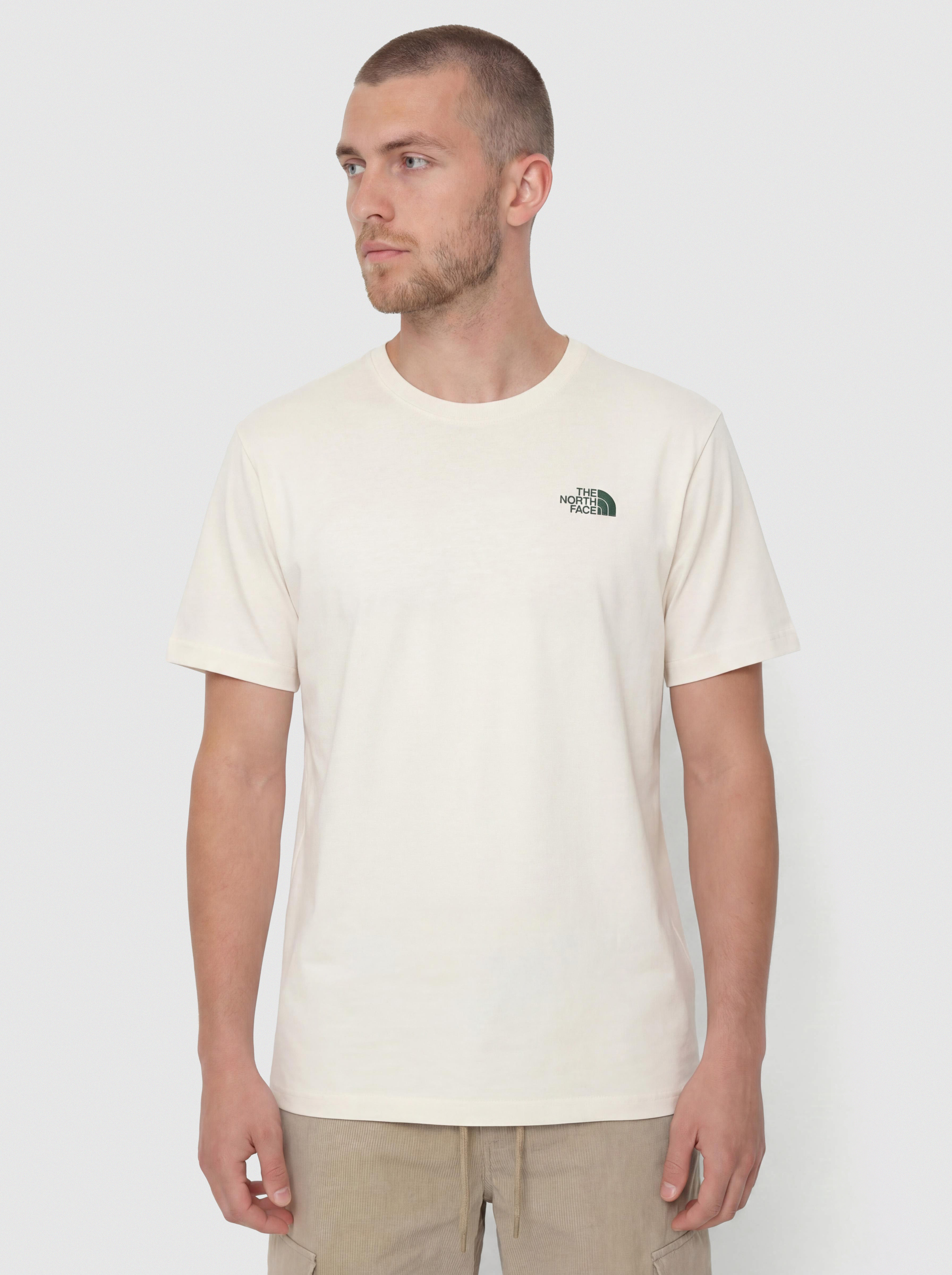 Tričko The North Face Retro Earth Relaxed (white dune)