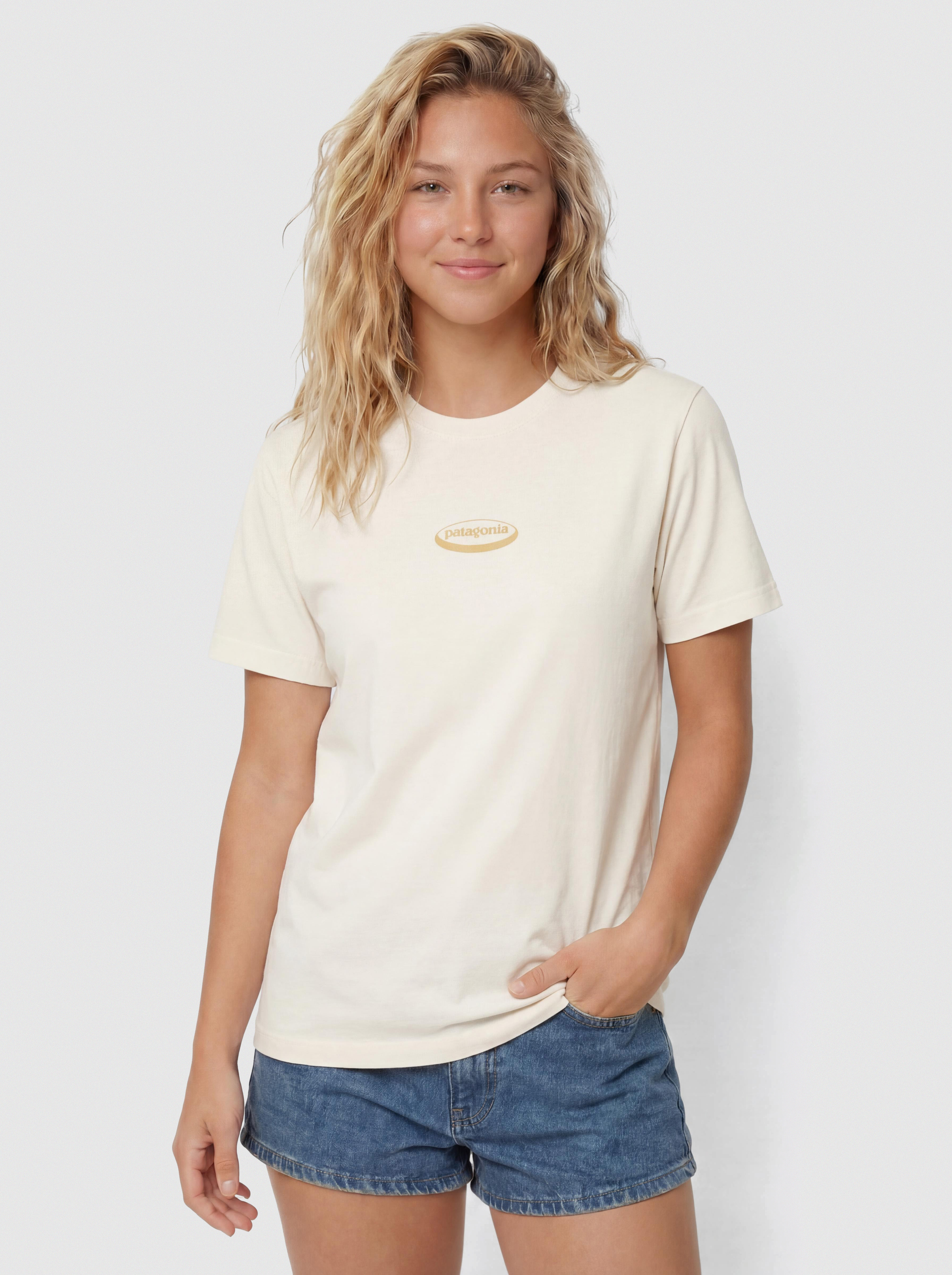 Tričko Patagonia 95 Oval Logo Oversized Wmn