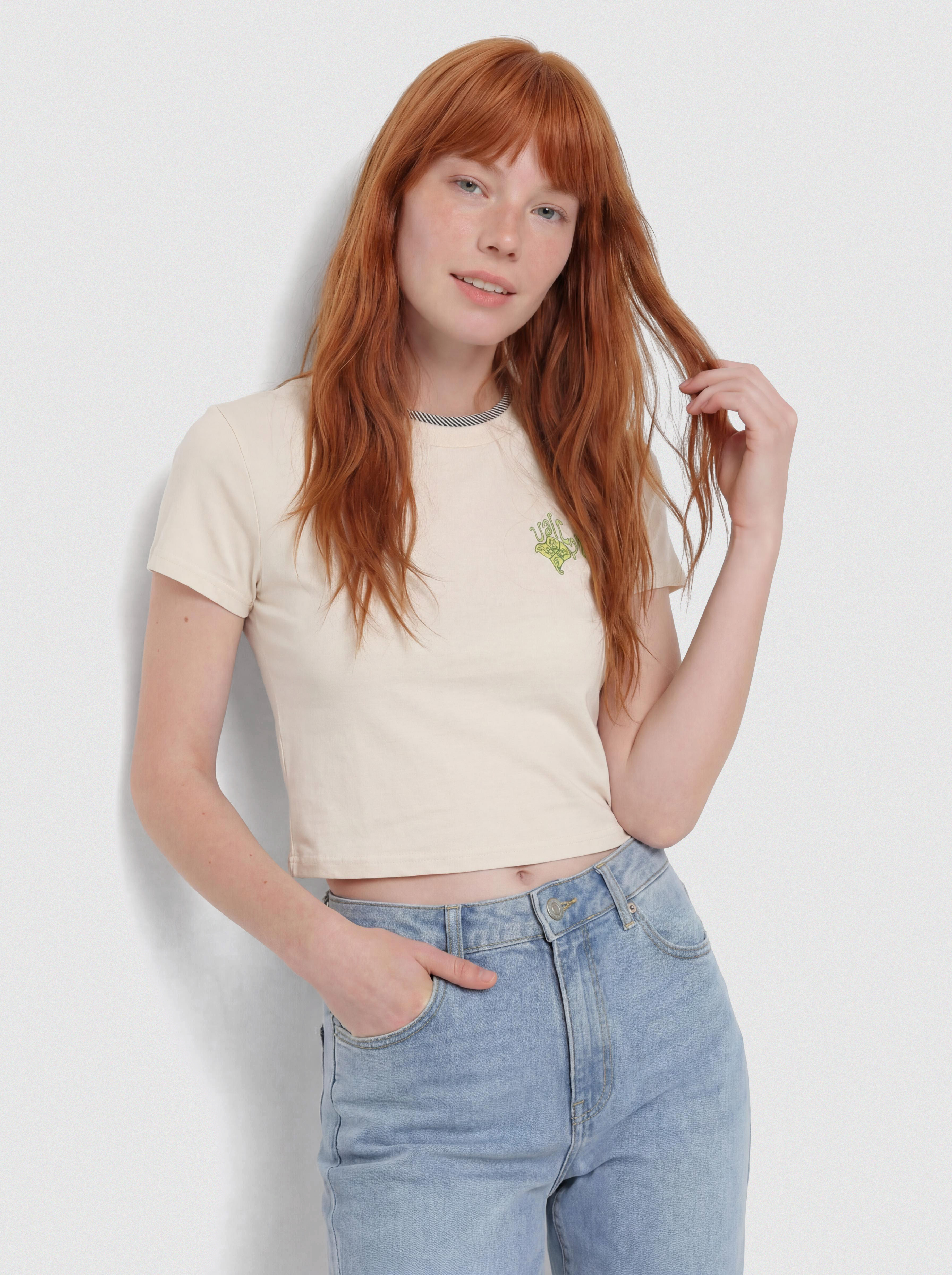 Tričko Volcom Moove On Wmn (vintage white)