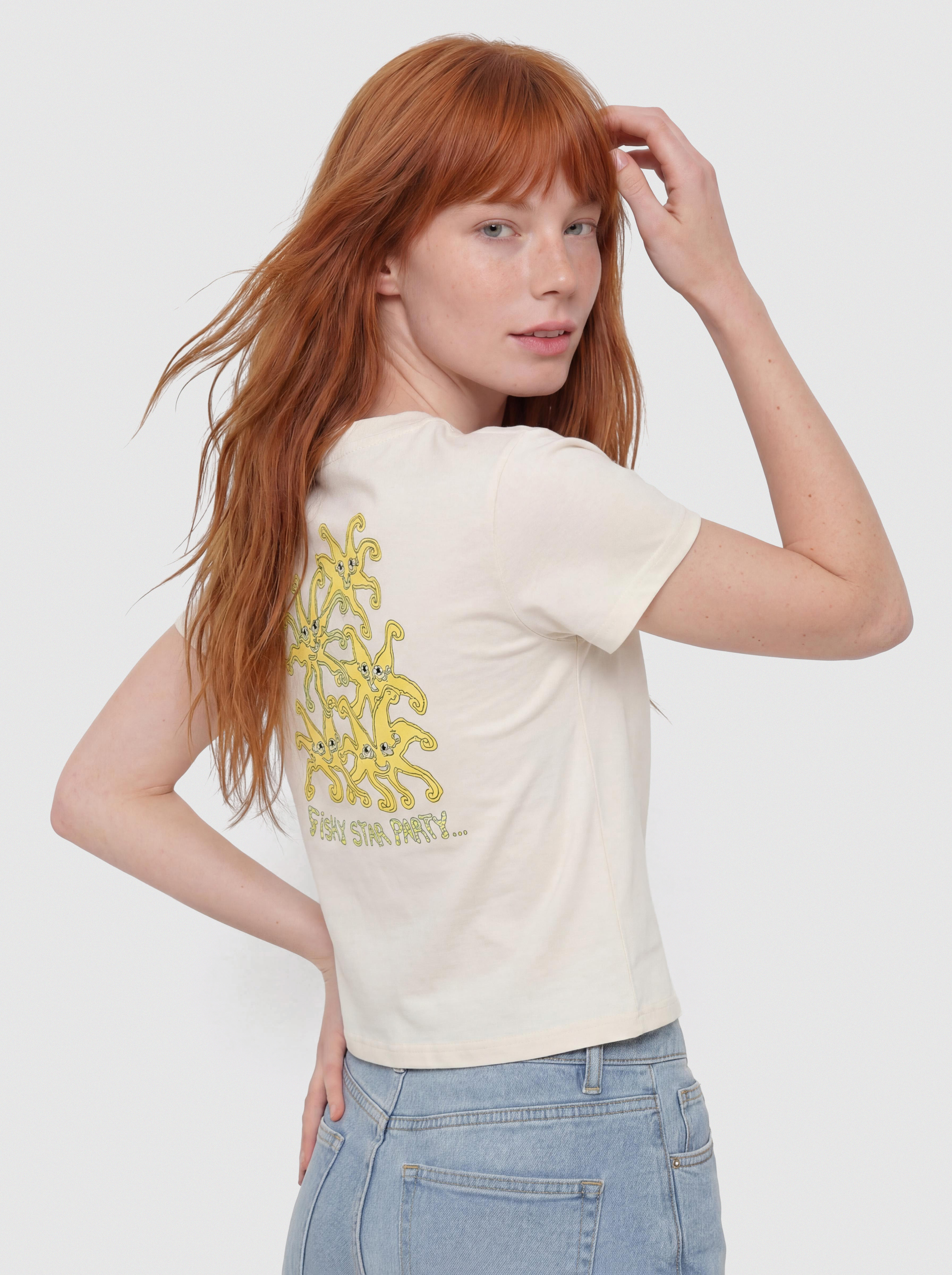 Tričko Volcom Moove On Wmn (vintage white)