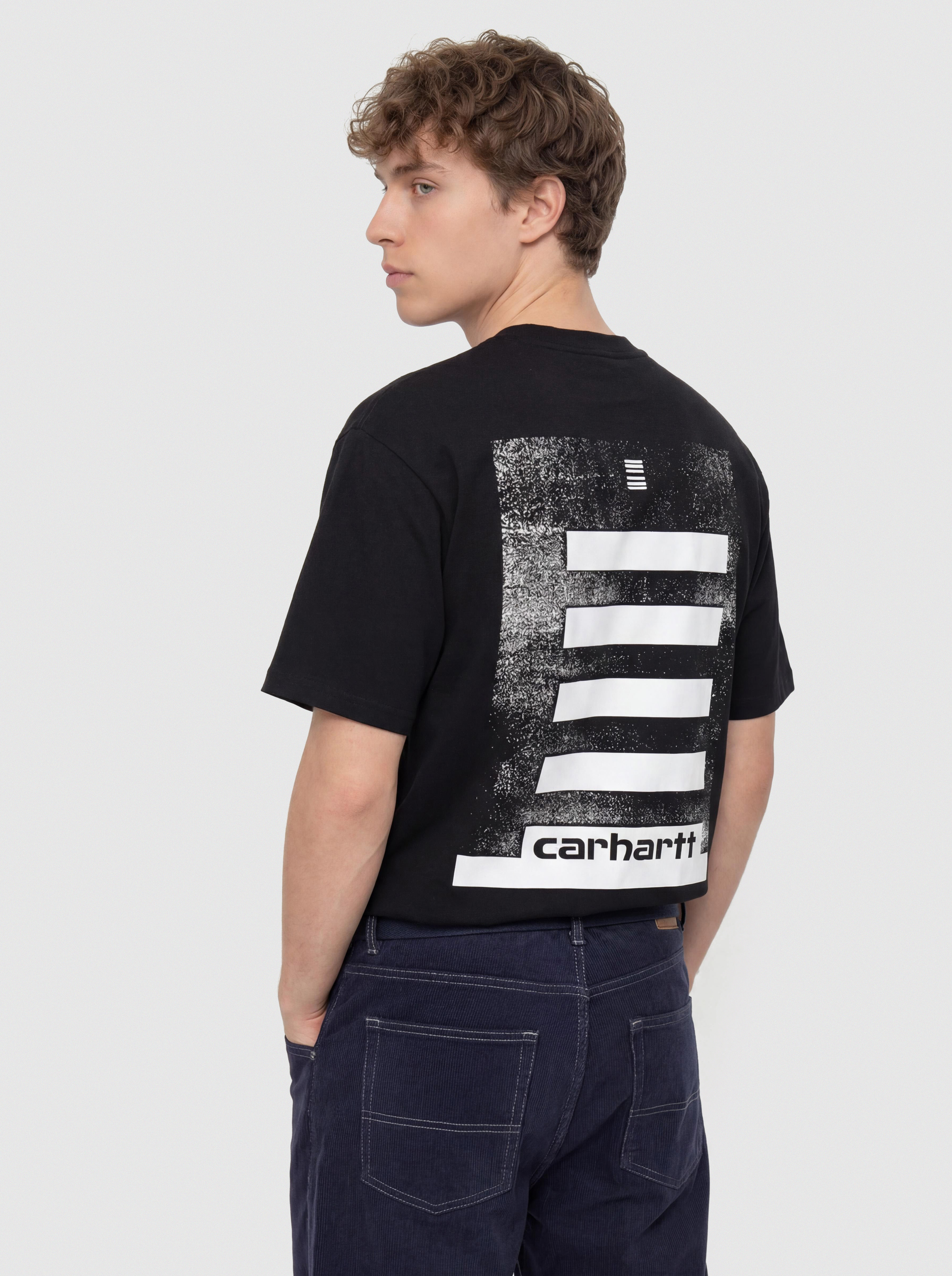 Tričko Carhartt WIP Archive Lines (black)