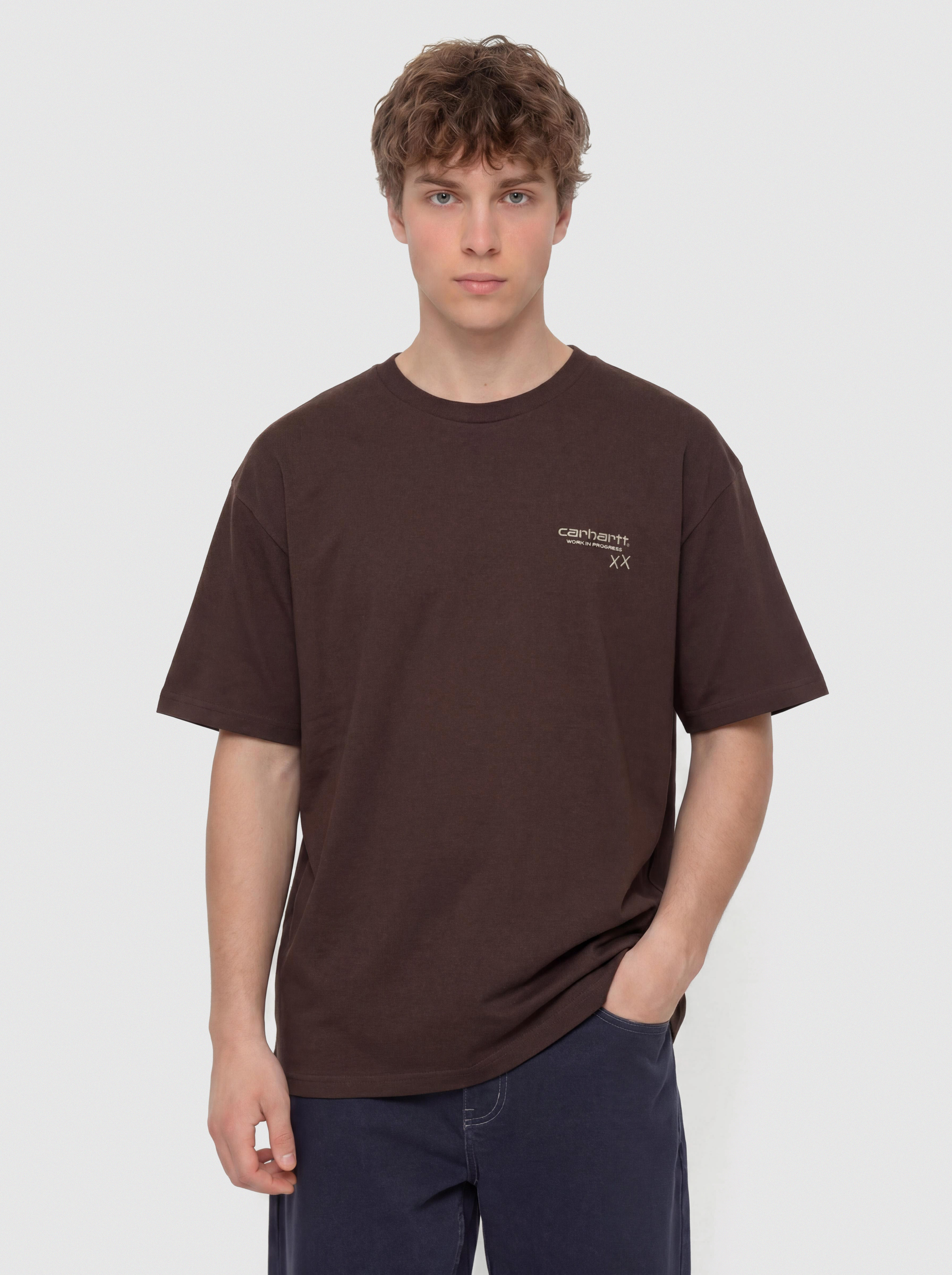 Tričko Carhartt WIP Garble (palisander)