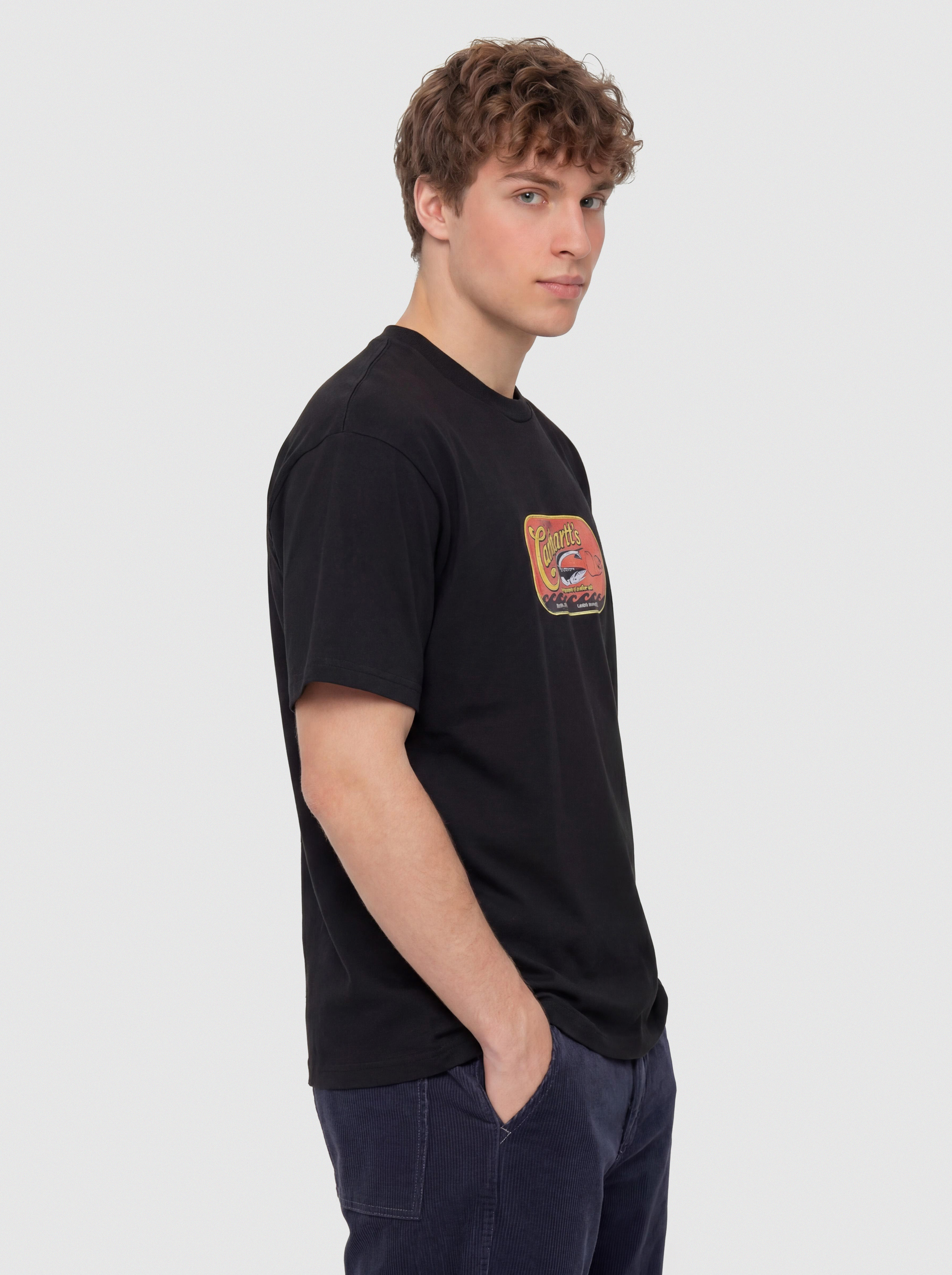 Tričko Carhartt WIP Sardinas (black)