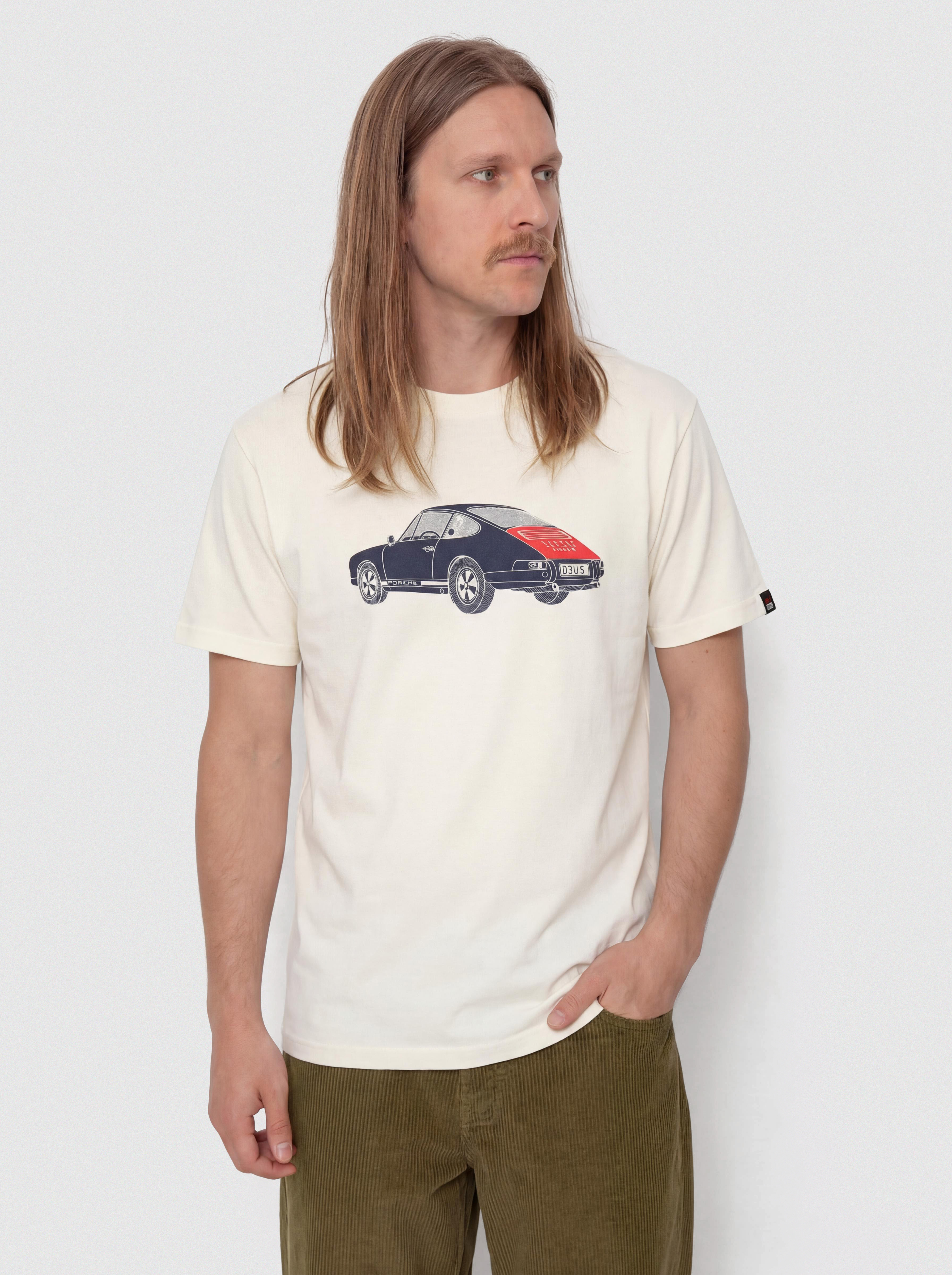 Tričko Deus Ex Machina Emporium Niner (pristine white)