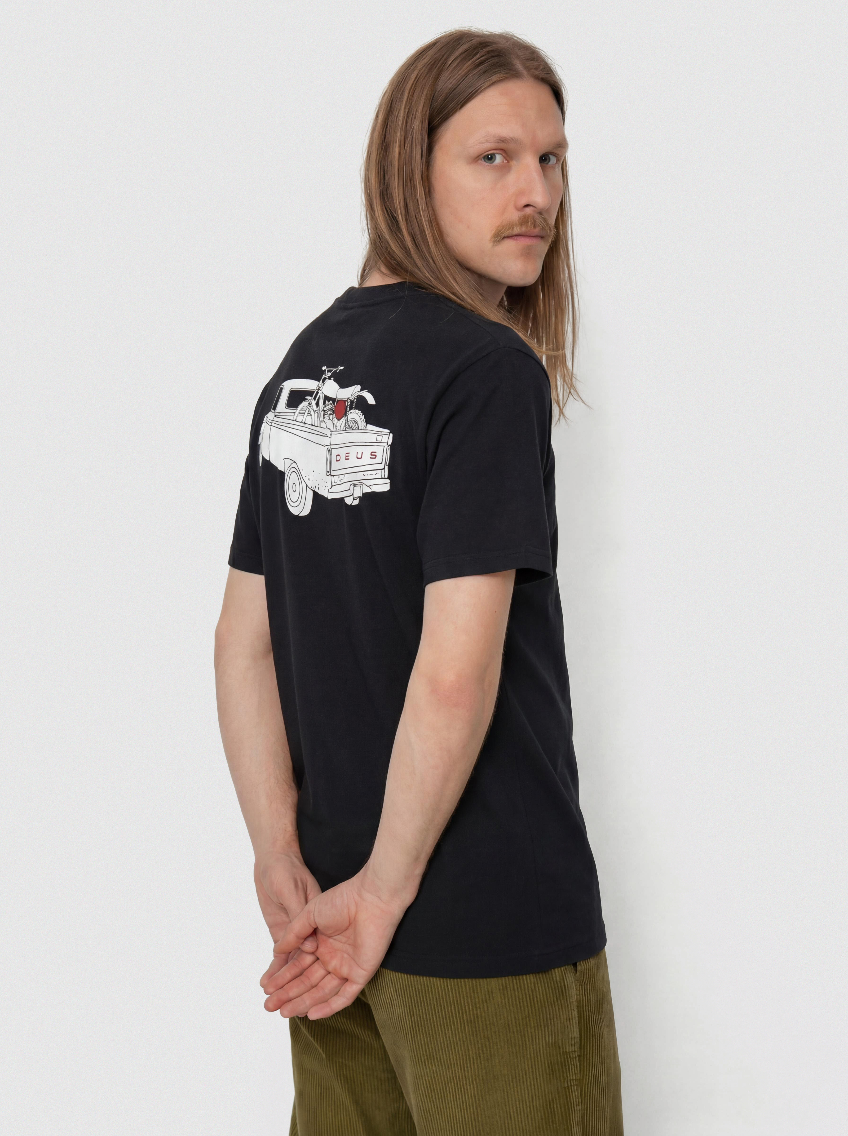 Tričko Deus Ex Machina Carby Pickup (black)
