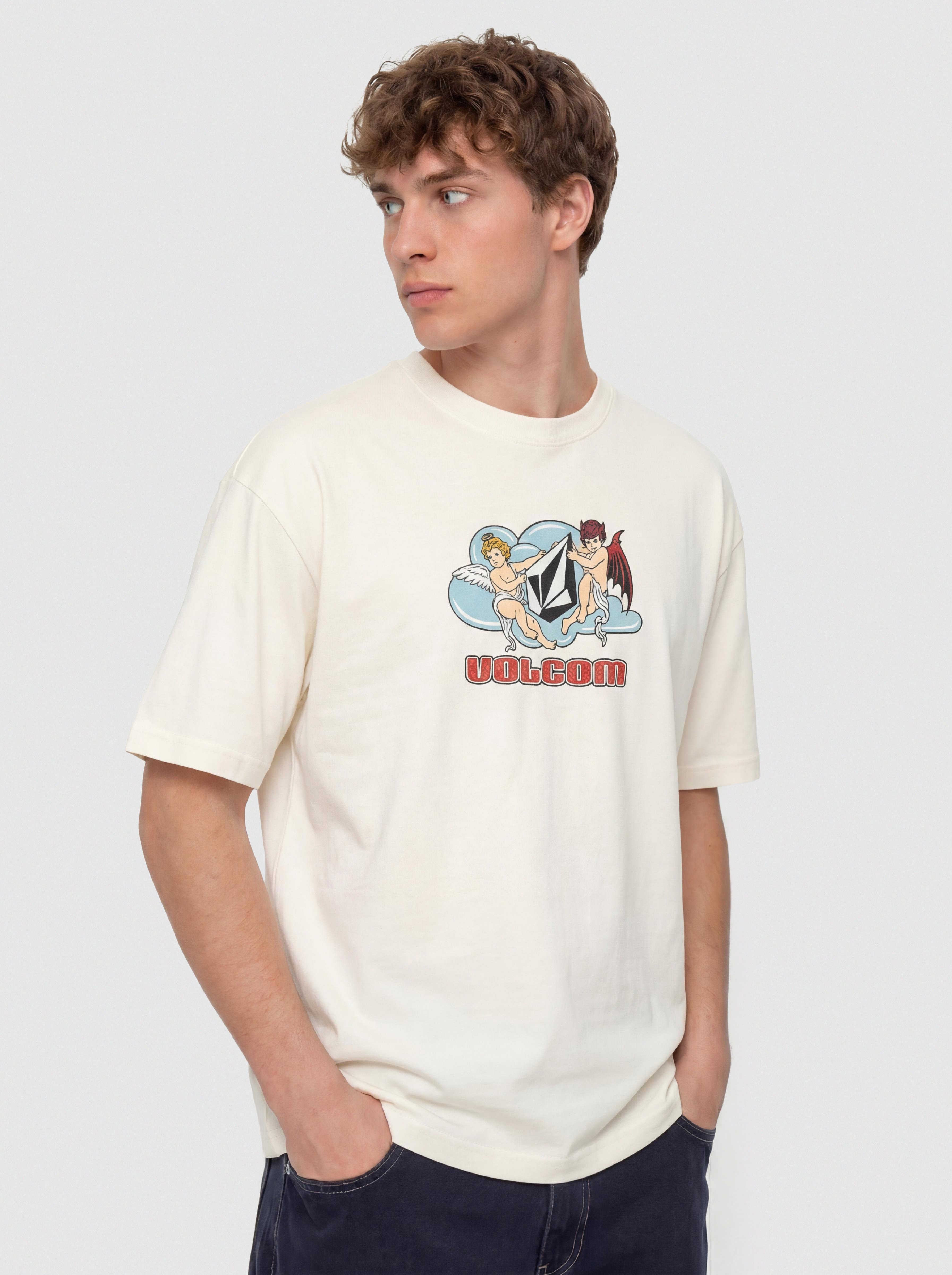 Tričko Volcom Cherubs (off white)