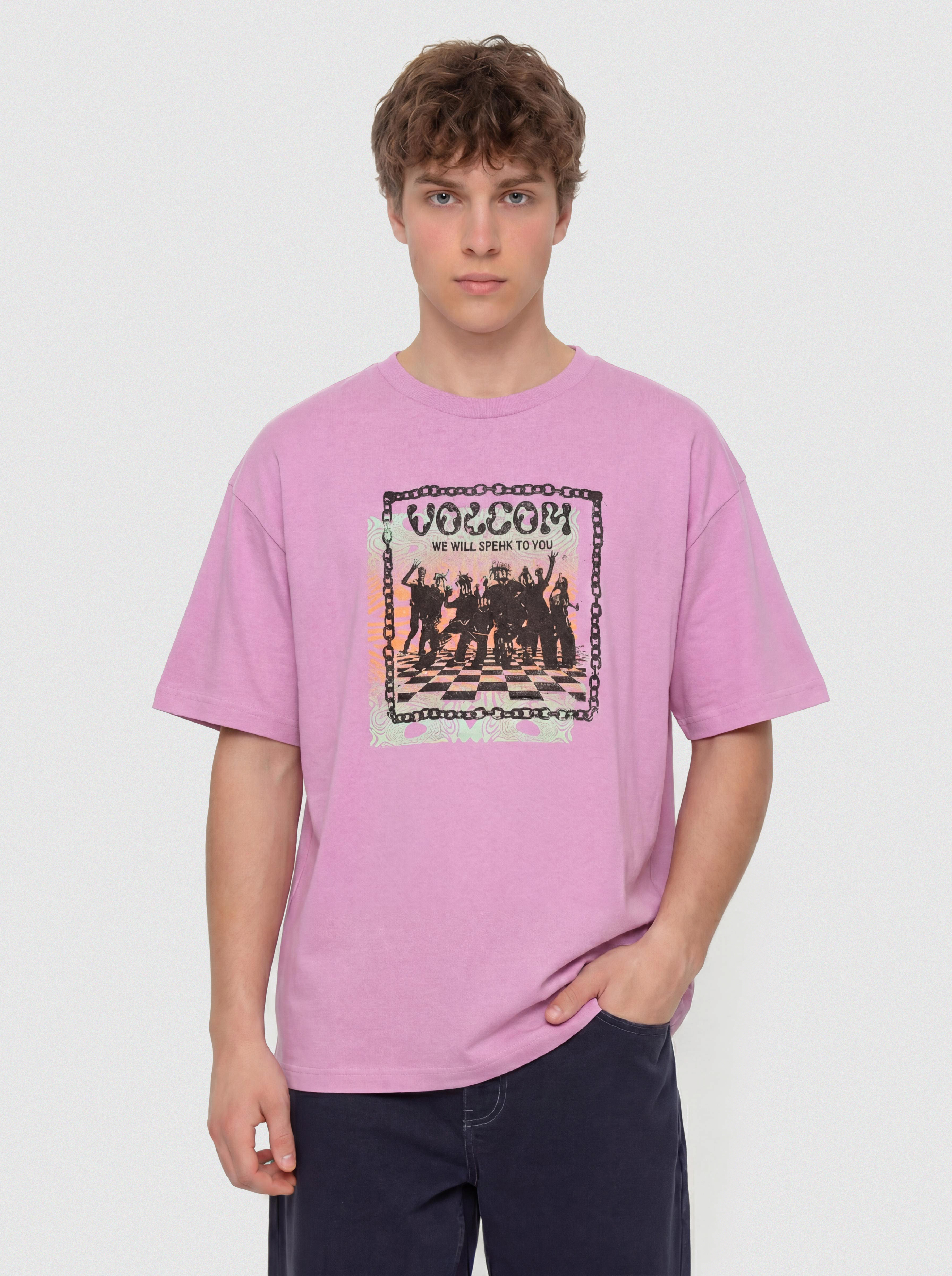 Tričko Volcom Fa F Rygalski (steel purple)