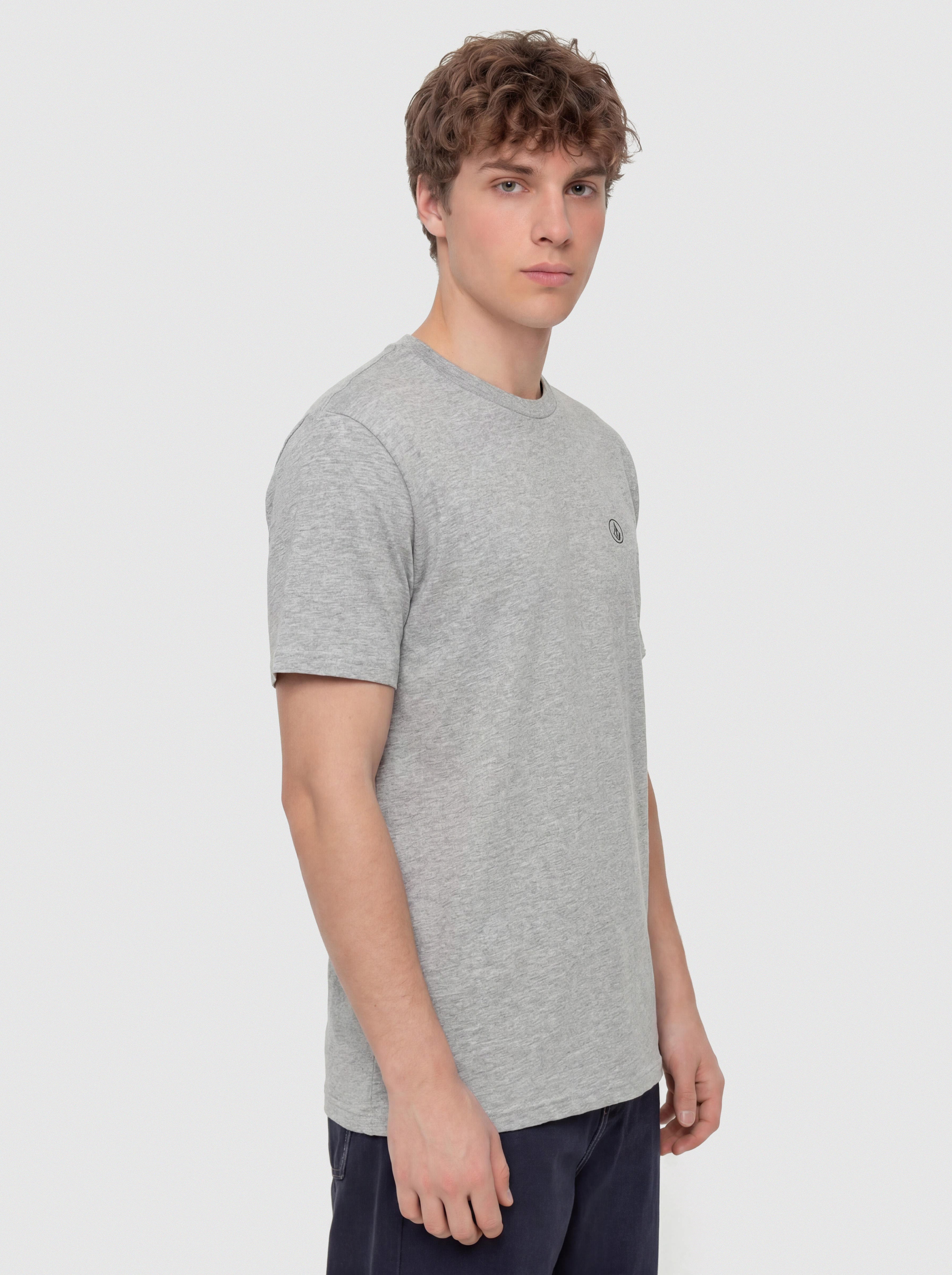 Tričko Volcom Circle Blanks Hth (heather grey)