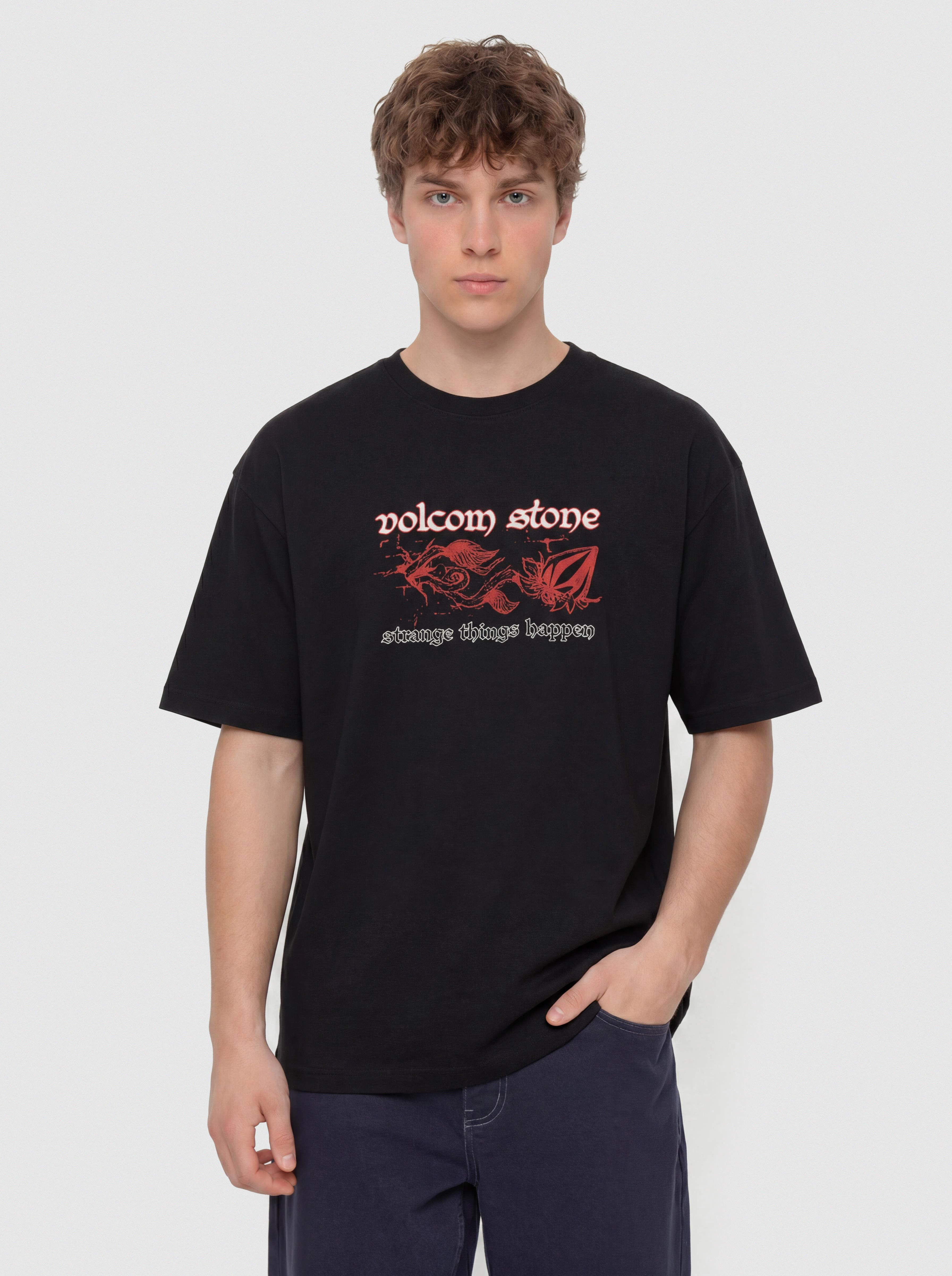 Tričko Volcom Ingrow Lse (black)