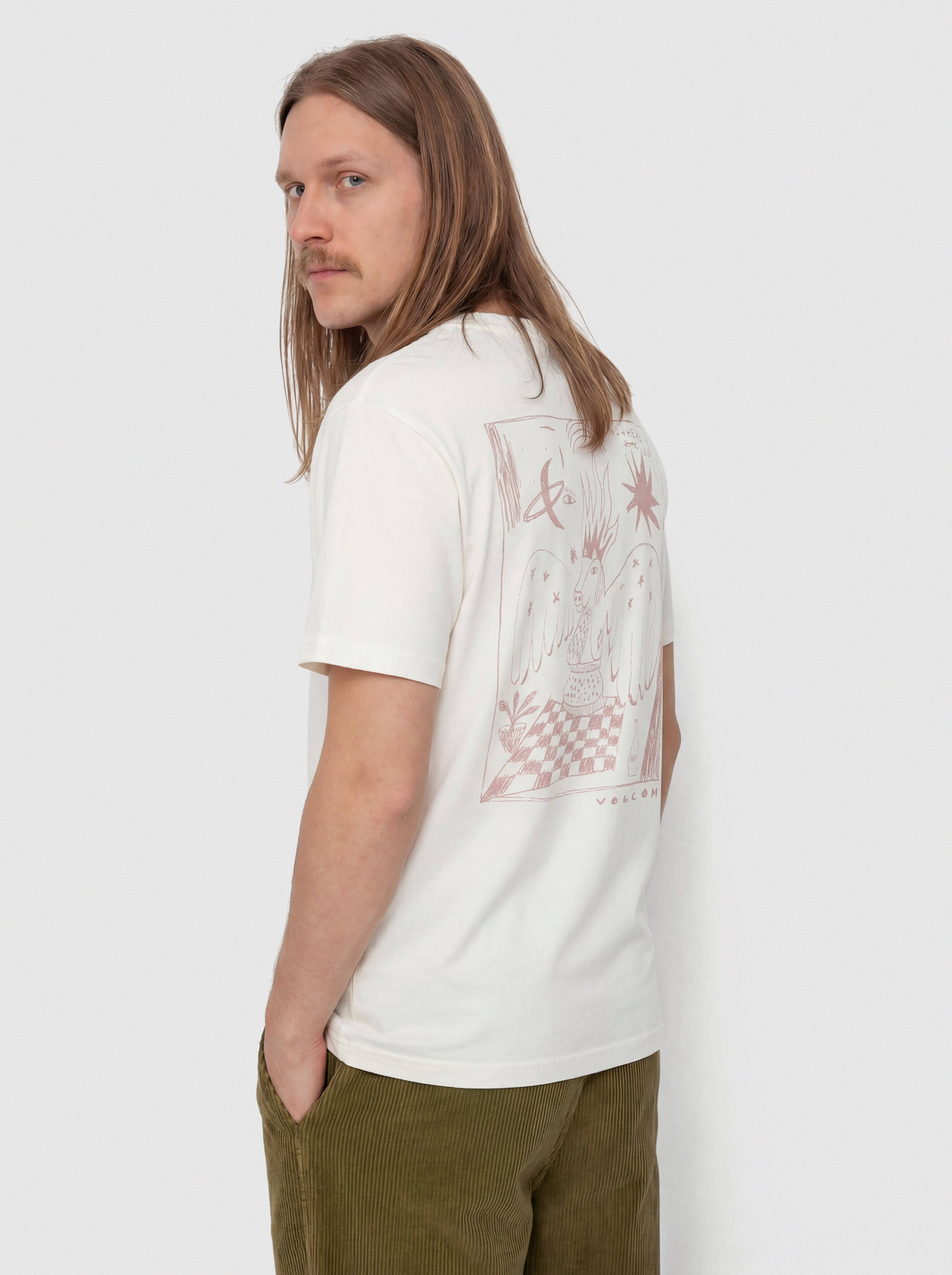 Tričko Volcom Nowhere (white)