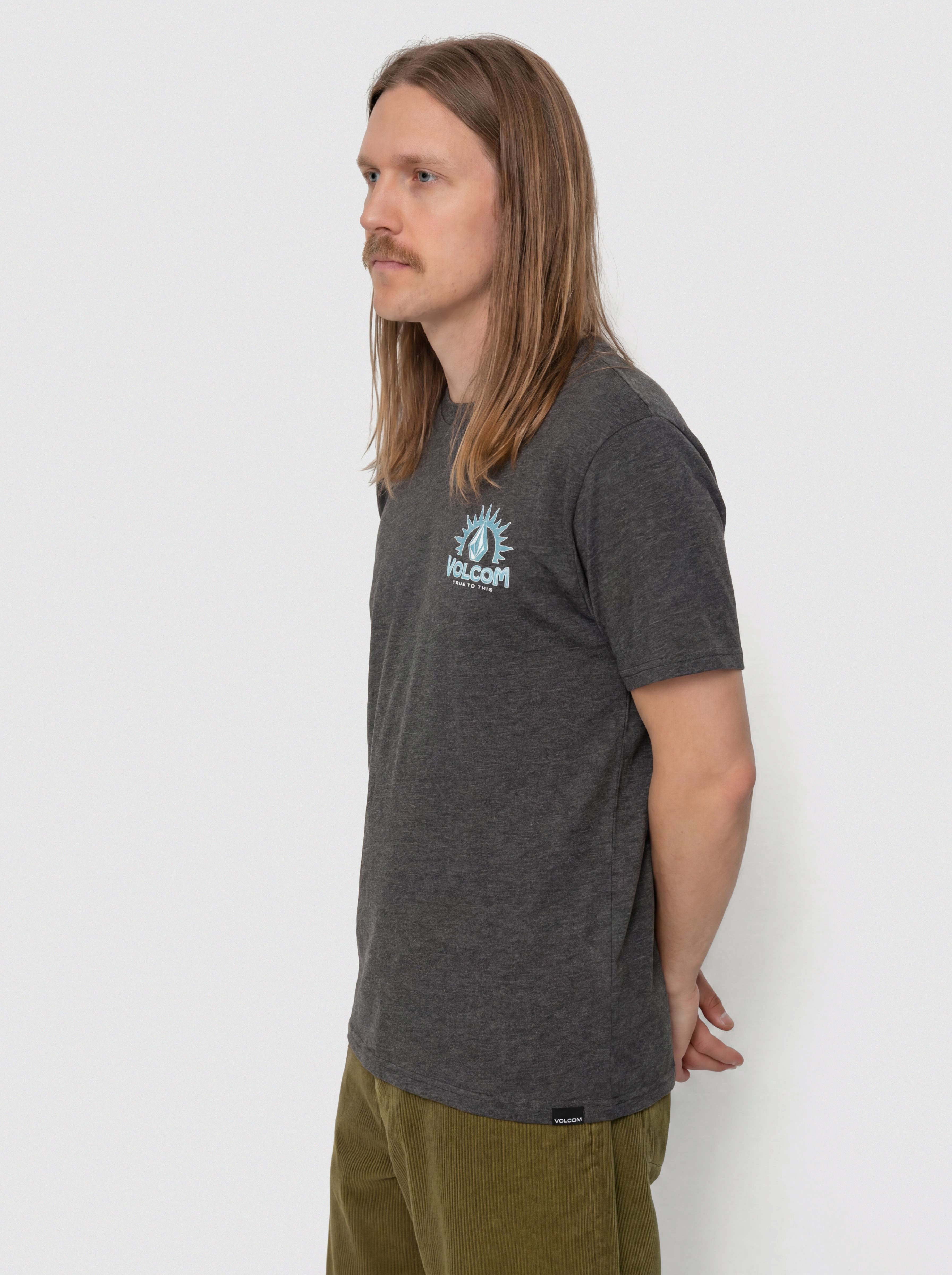 Tričko Volcom Solstice Hth (heather black)