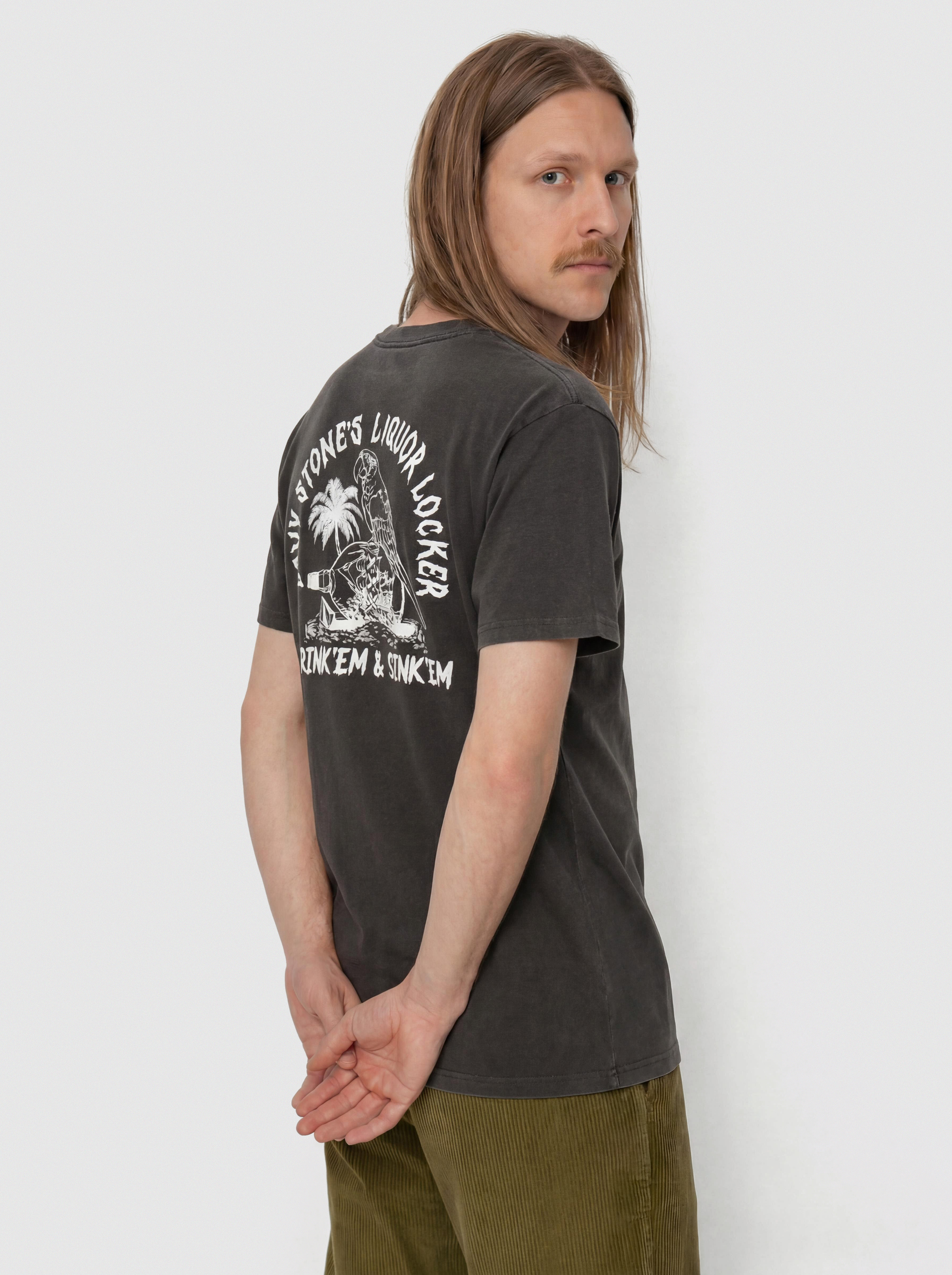 Tričko Volcom Liquor Locker Pw (black)