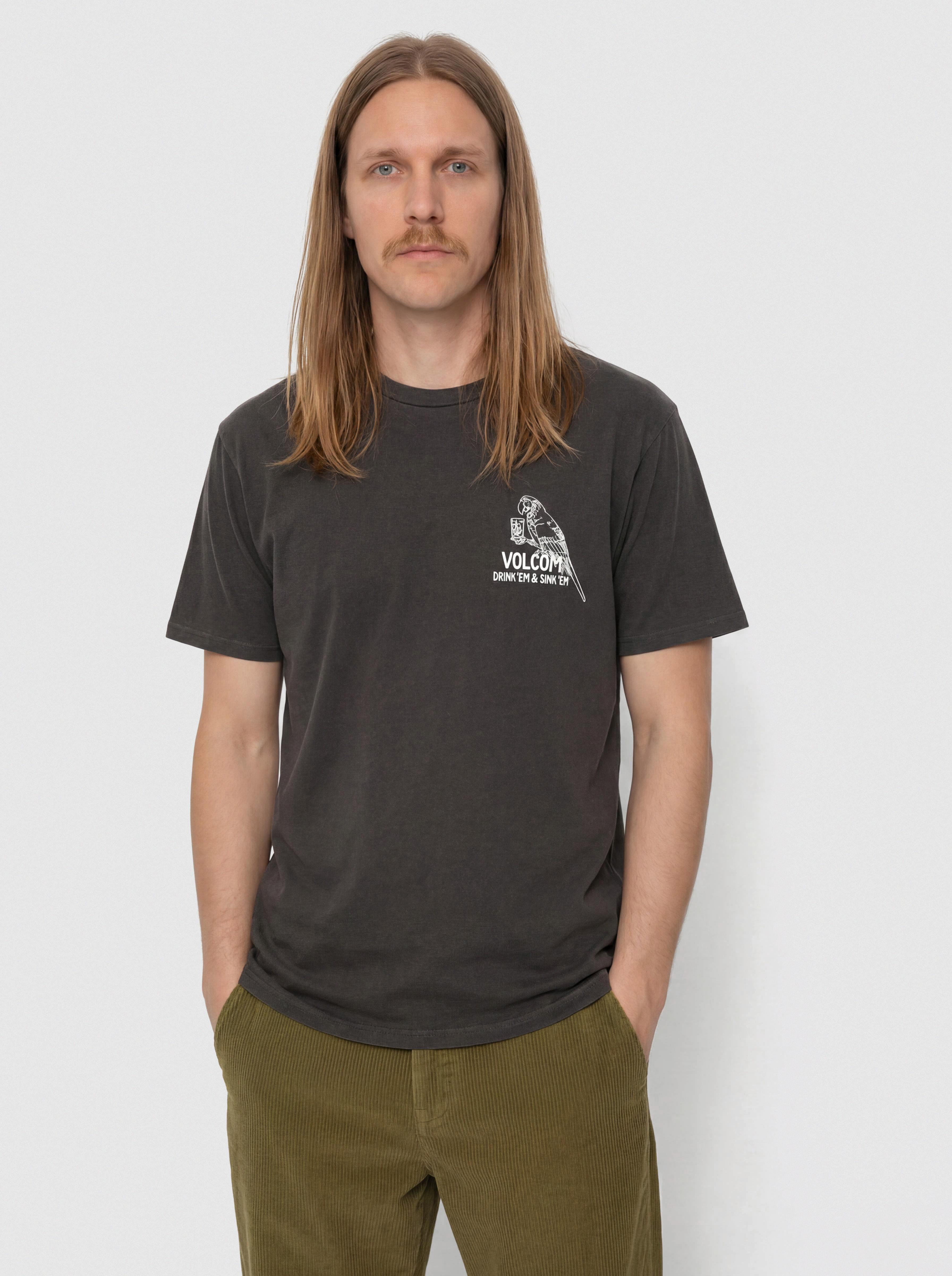 Tričko Volcom Liquor Locker Pw (black)
