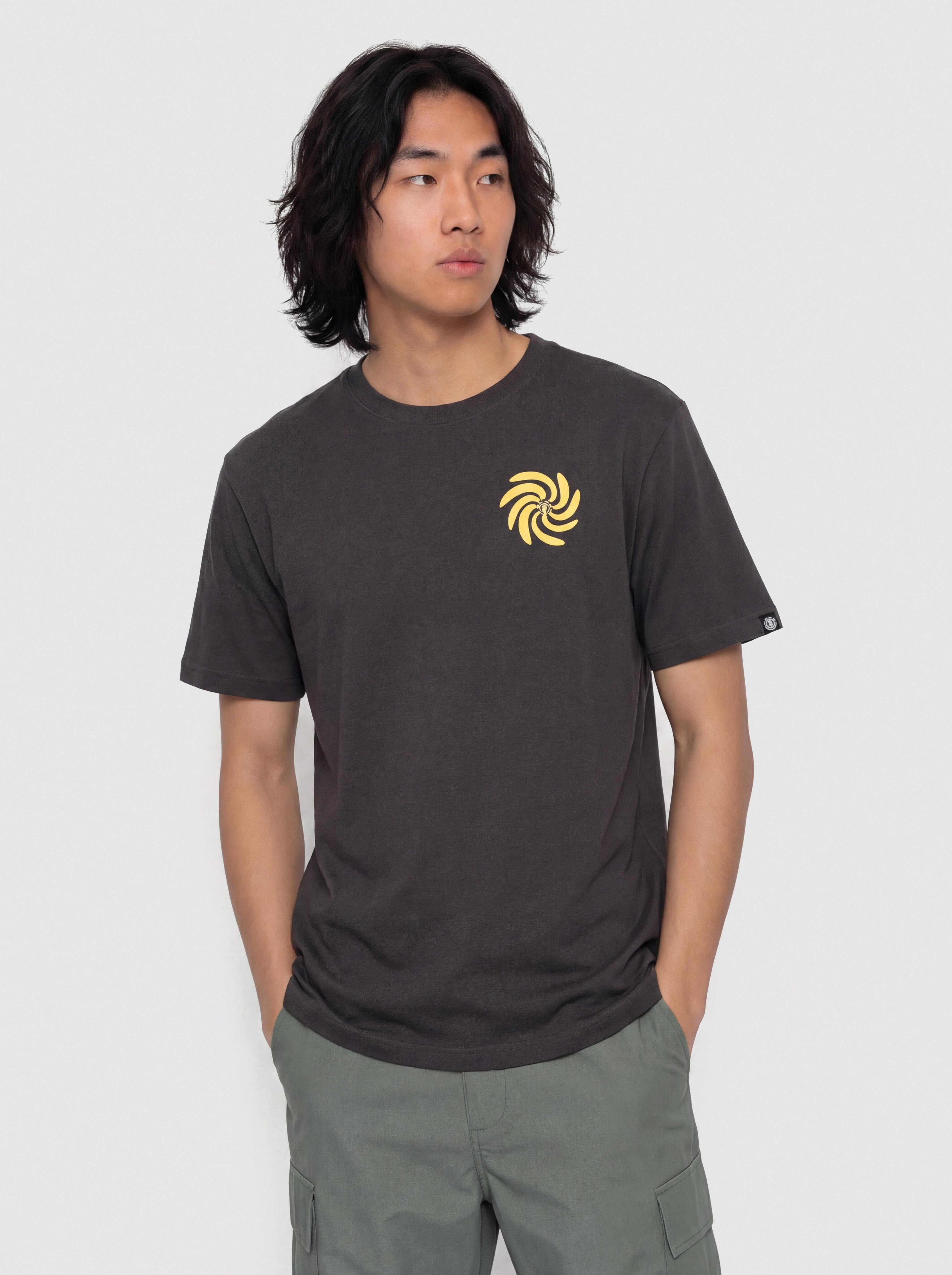 Tričko Element Smile (off black)