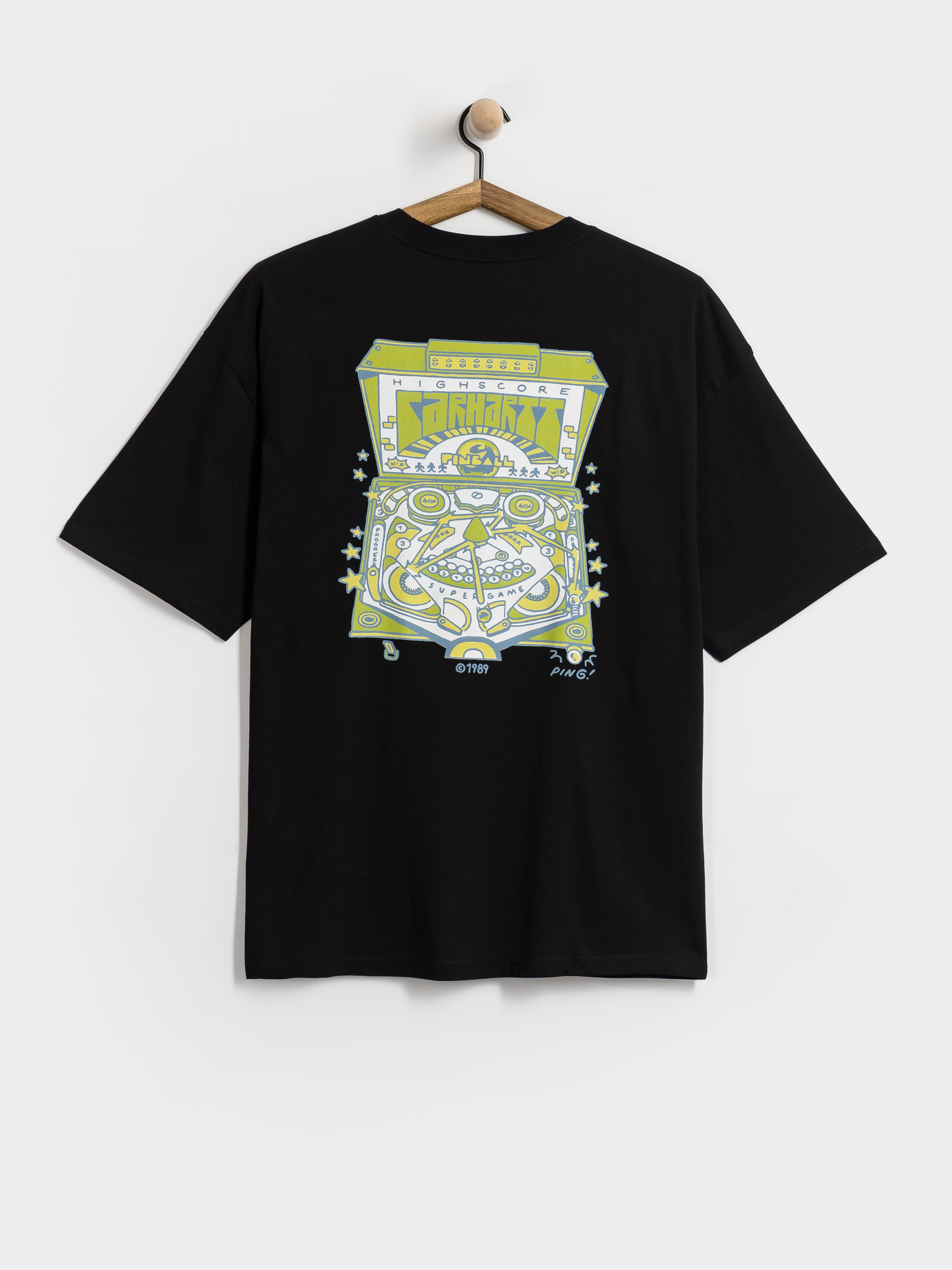 Tričko Carhartt WIP Pinball (black)
