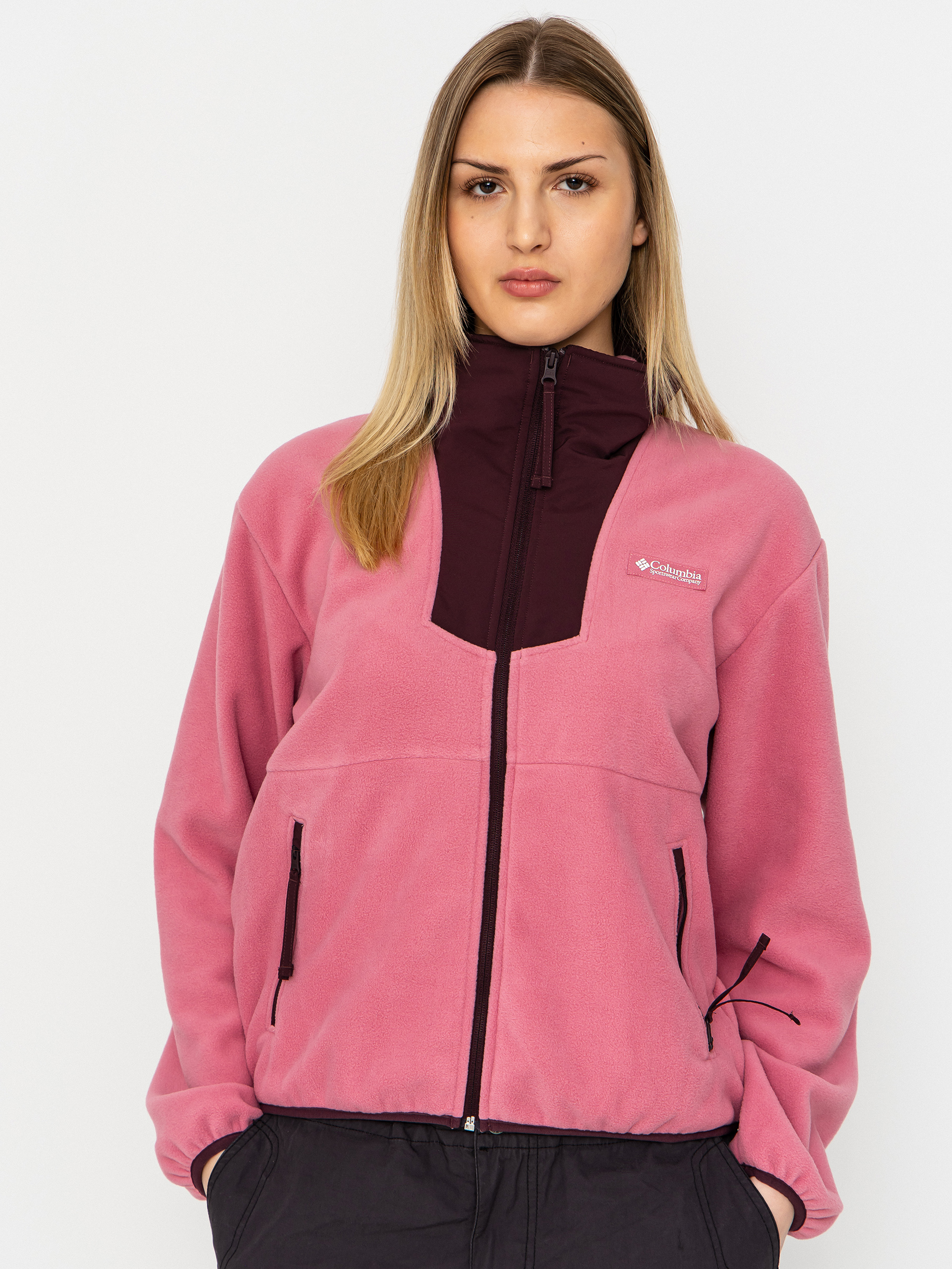Flísová mikina Columbia Sequoia Grove Full Zip Wmn (rosette/moonvista)