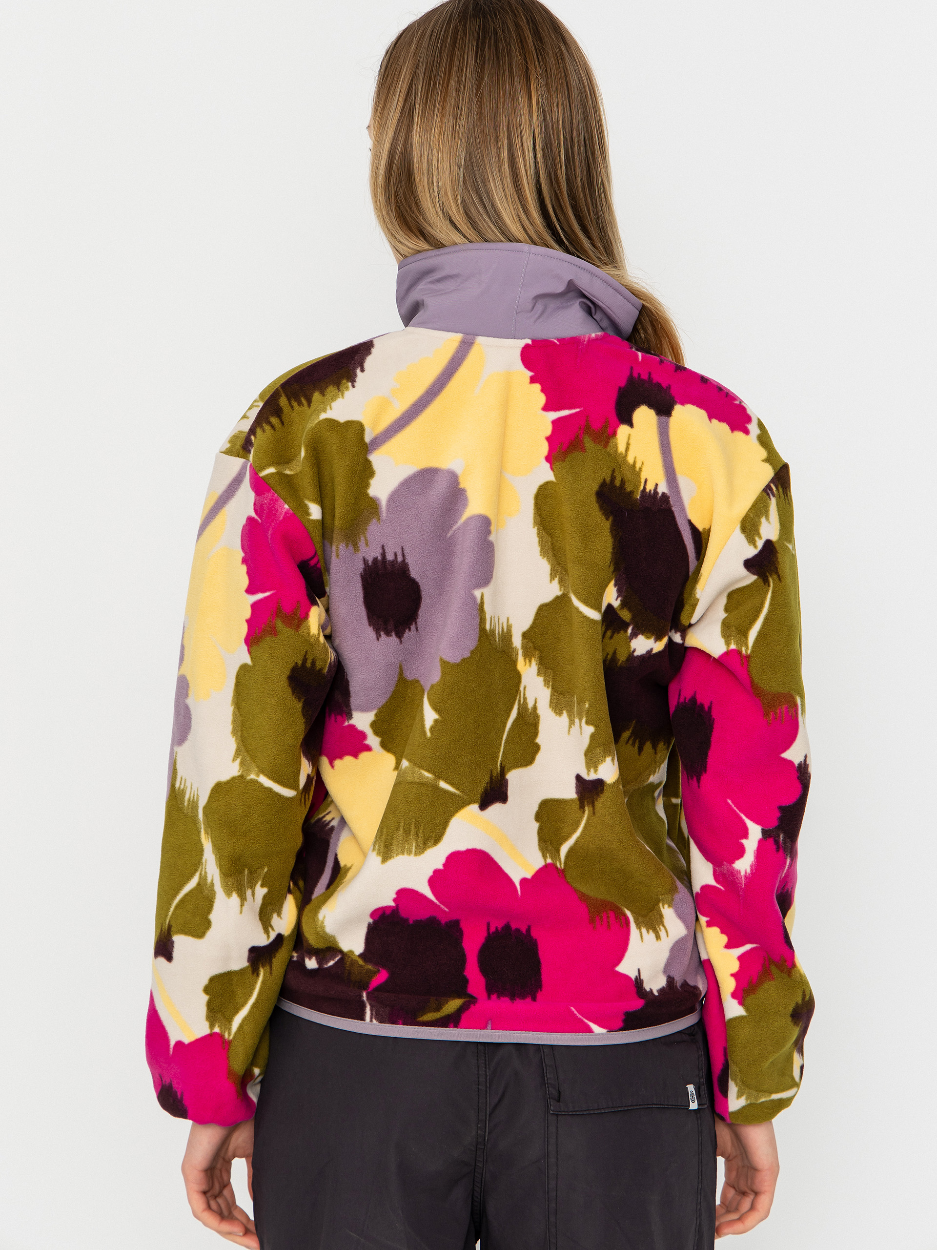 Dámsky Flísová mikina Columbia Sequoia Grove Printed Half Zip (fuchsia/ikatbloom)
